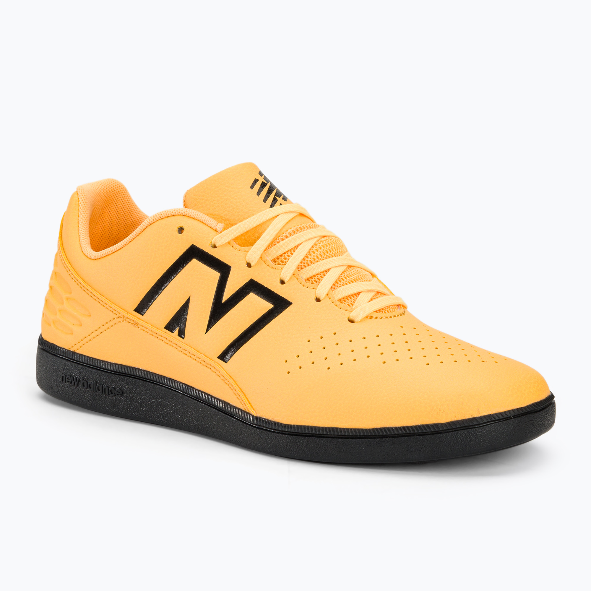 New Balance Audazo Control IN v6 white peach мъжки футболни обувки