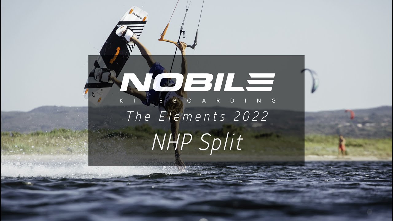 Nobile NHP Split сгъваем кайтборд черен K22
