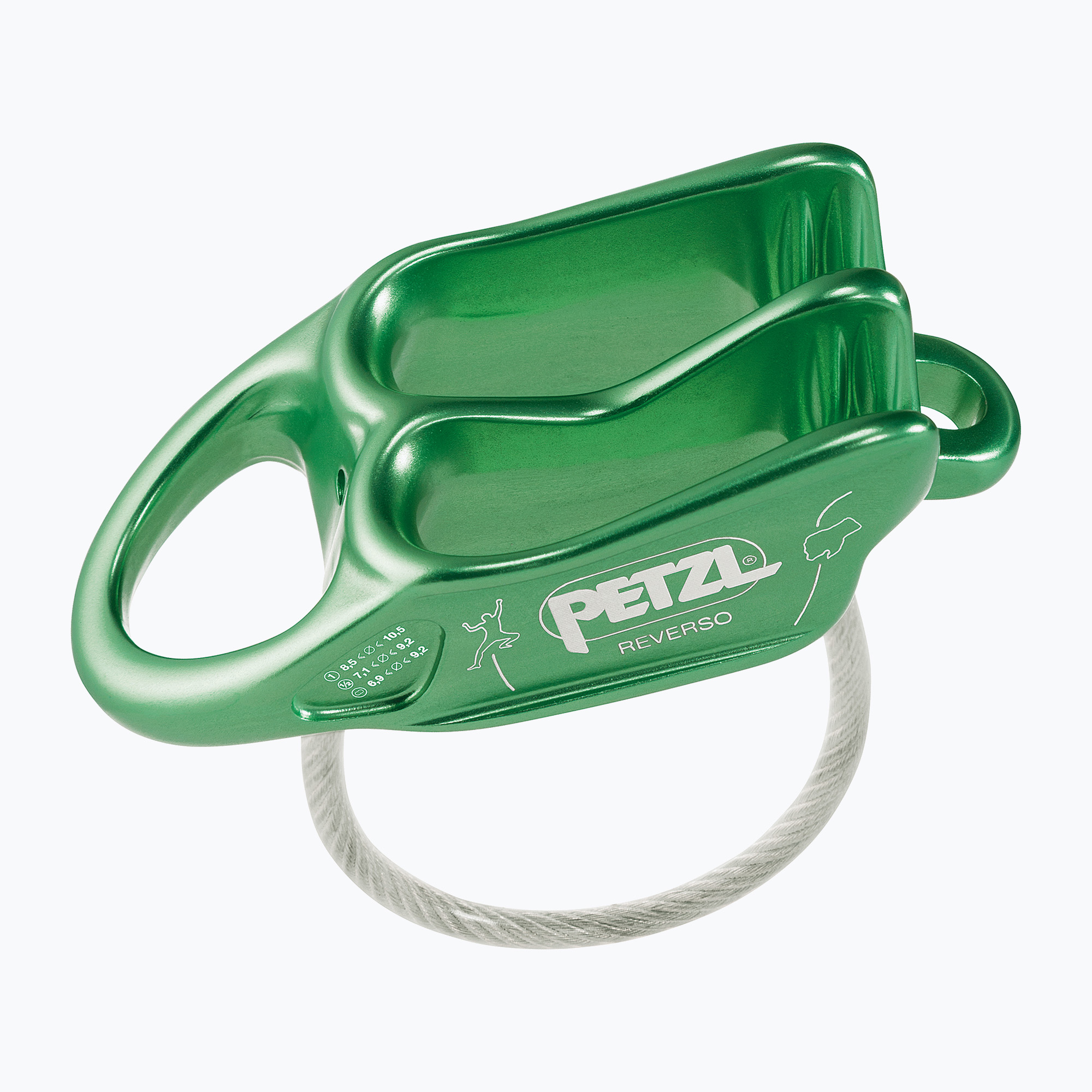Petzl Reverso зелен уред за спускане/катерене D017AA01