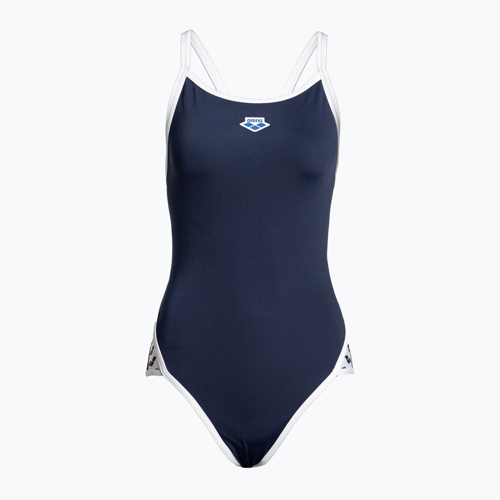 Дамски бански костюм от една част arena Icons Super Fly Back Solid navy blue 005036