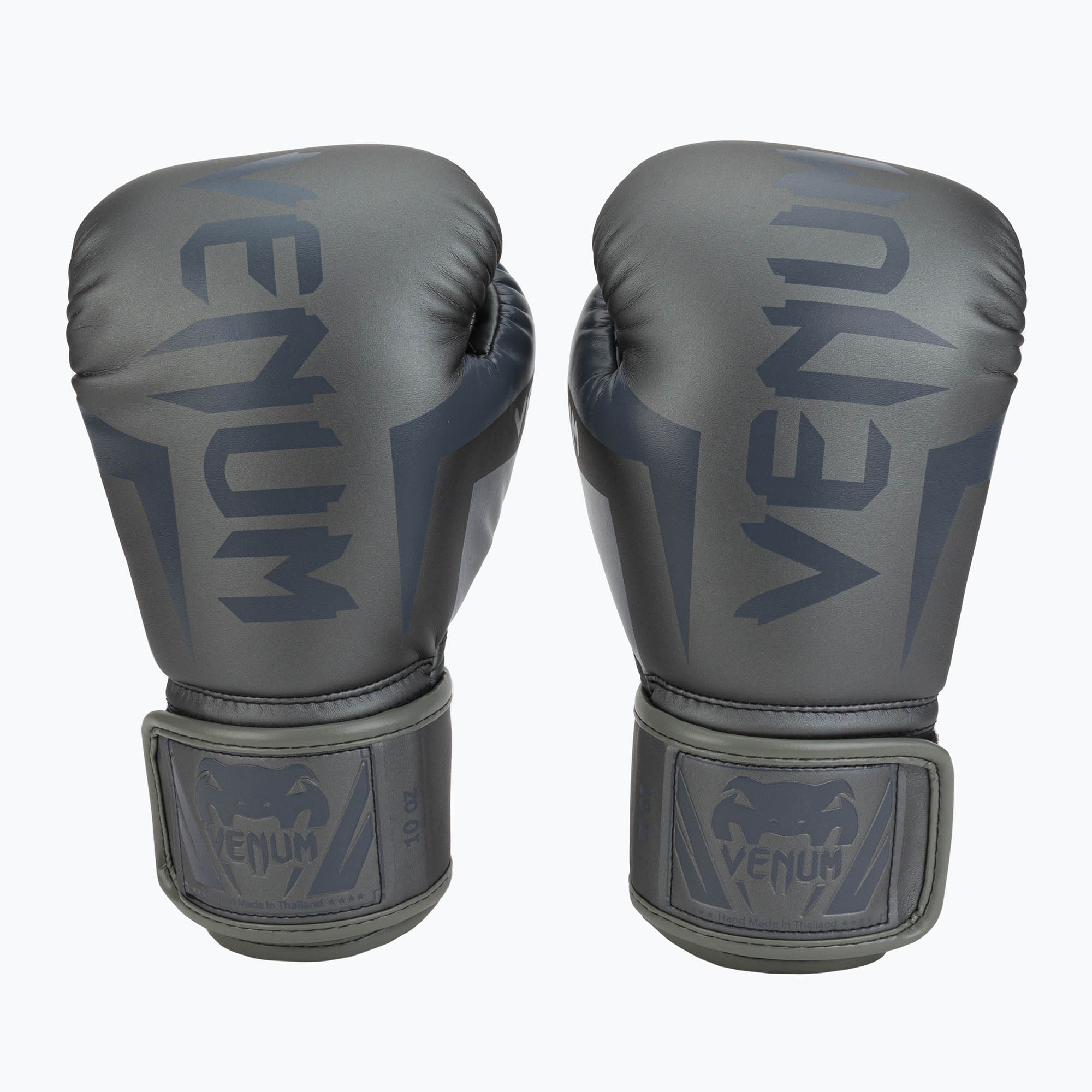 Мъжки боксови ръкавици Venum Elite сиви VENUM-0984