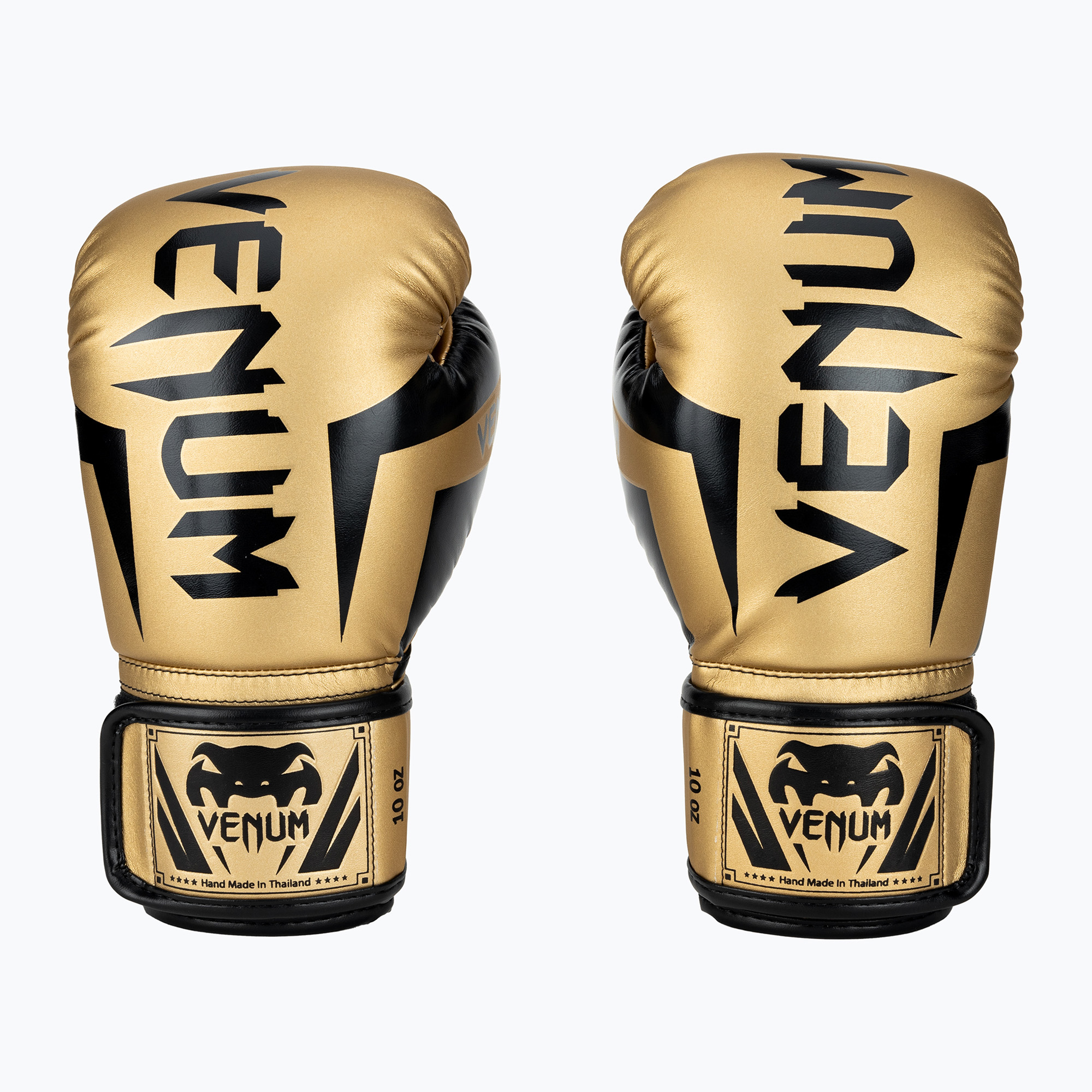 Мъжки боксови ръкавици Venum Elite в златисто и черно 1392-449