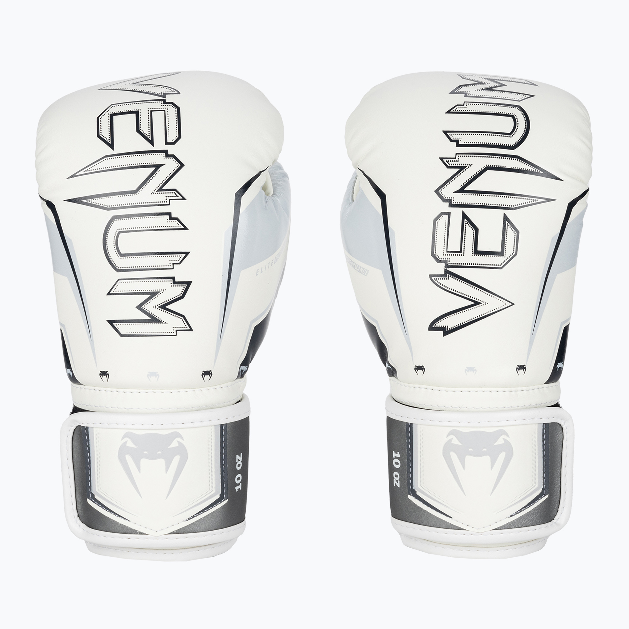 Боксови ръкавици Venum Elite Evo сиво/бяло