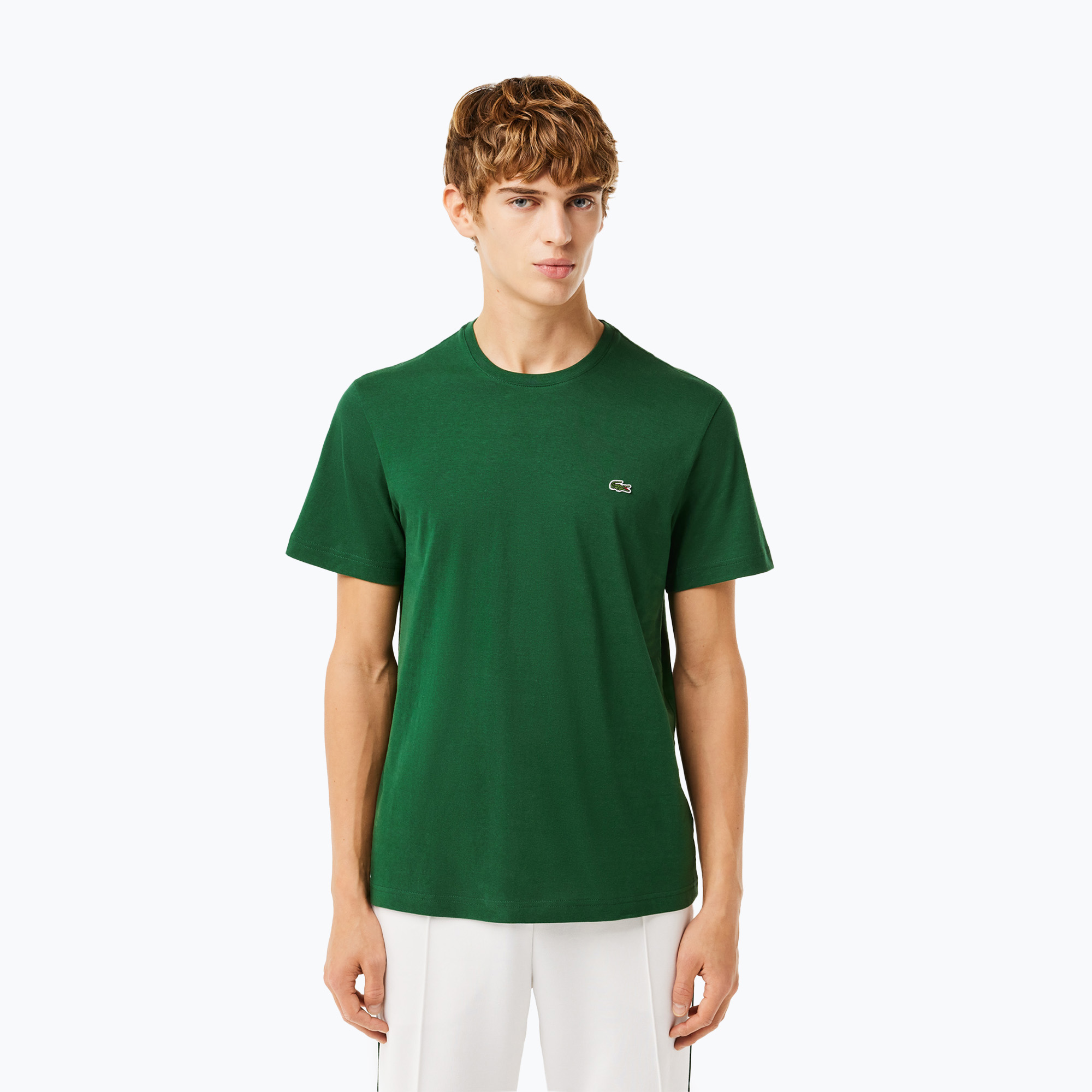 Мъжка тениска Lacoste TH2038 зелена