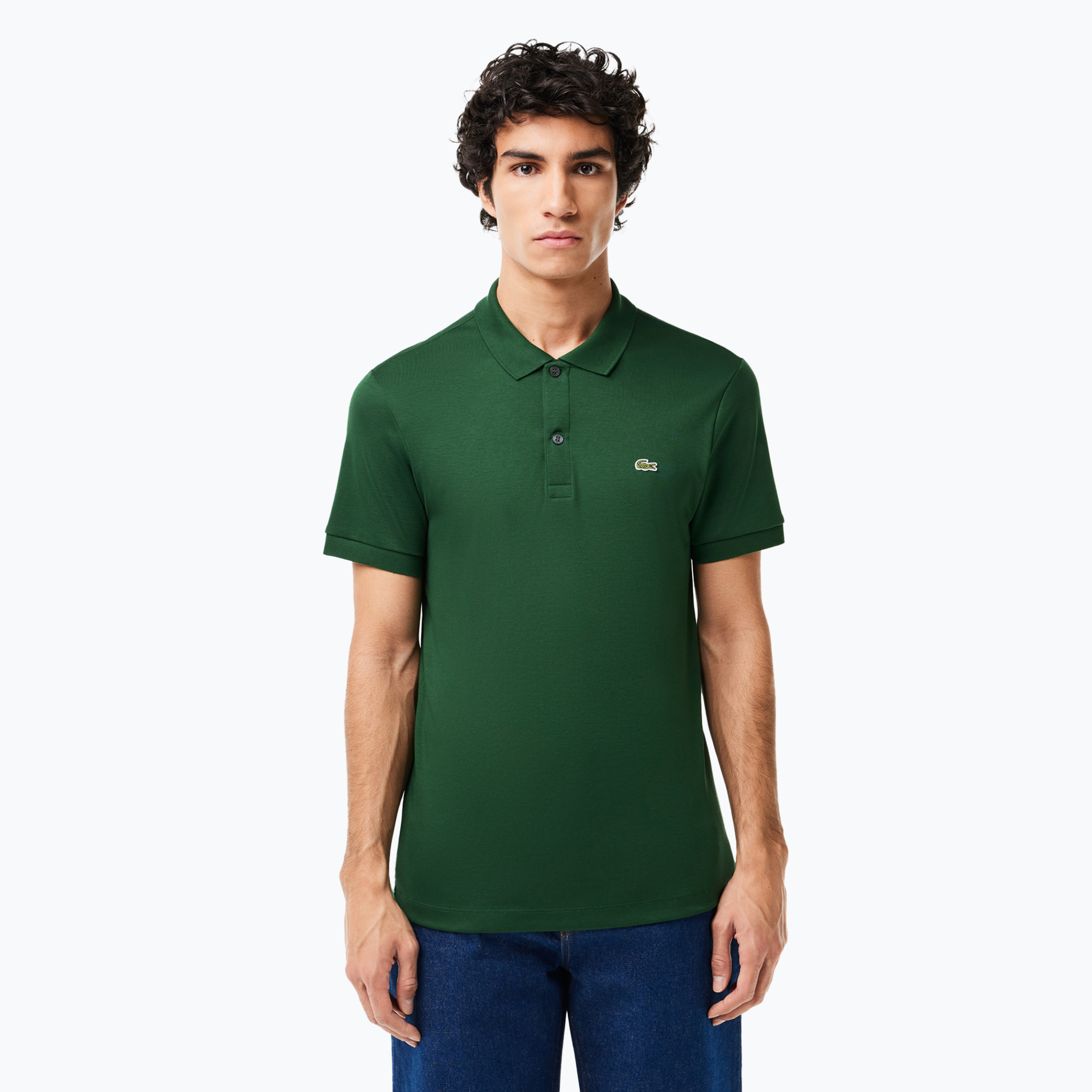 Мъжка поло риза Lacoste DH2050 зелена