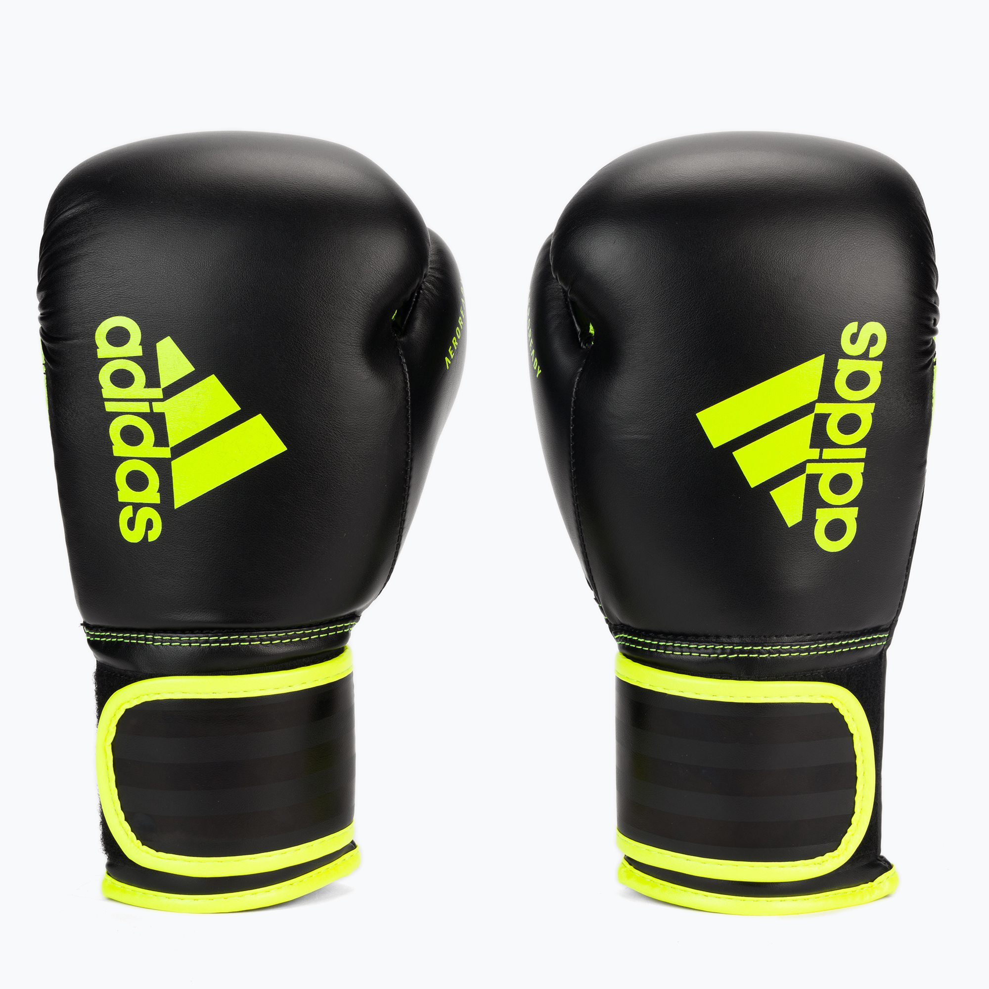 adidas Hybrid 80 боксови ръкавици черни/жълти ADIH80