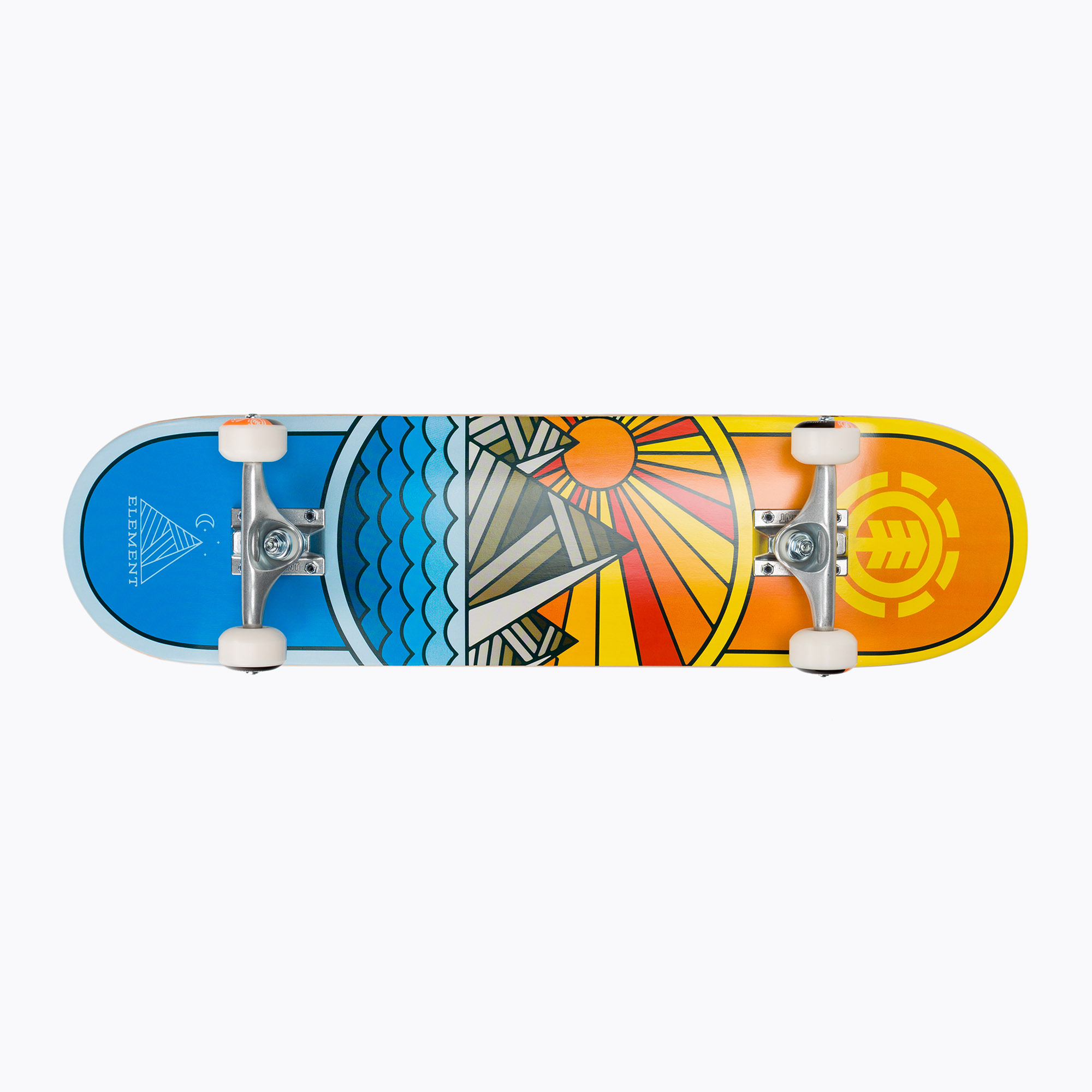 Element класически скейтборд Rise And Shine оранжево и синьо 531586856