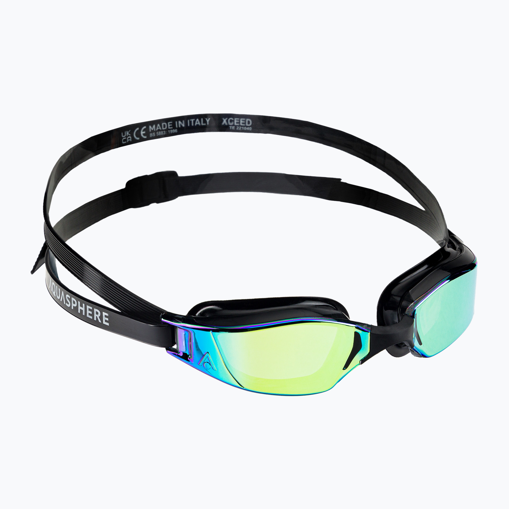 Очила за плуване Aquasphere Xceed черни / черни / огледално жълти лещи EP3200101LMY
