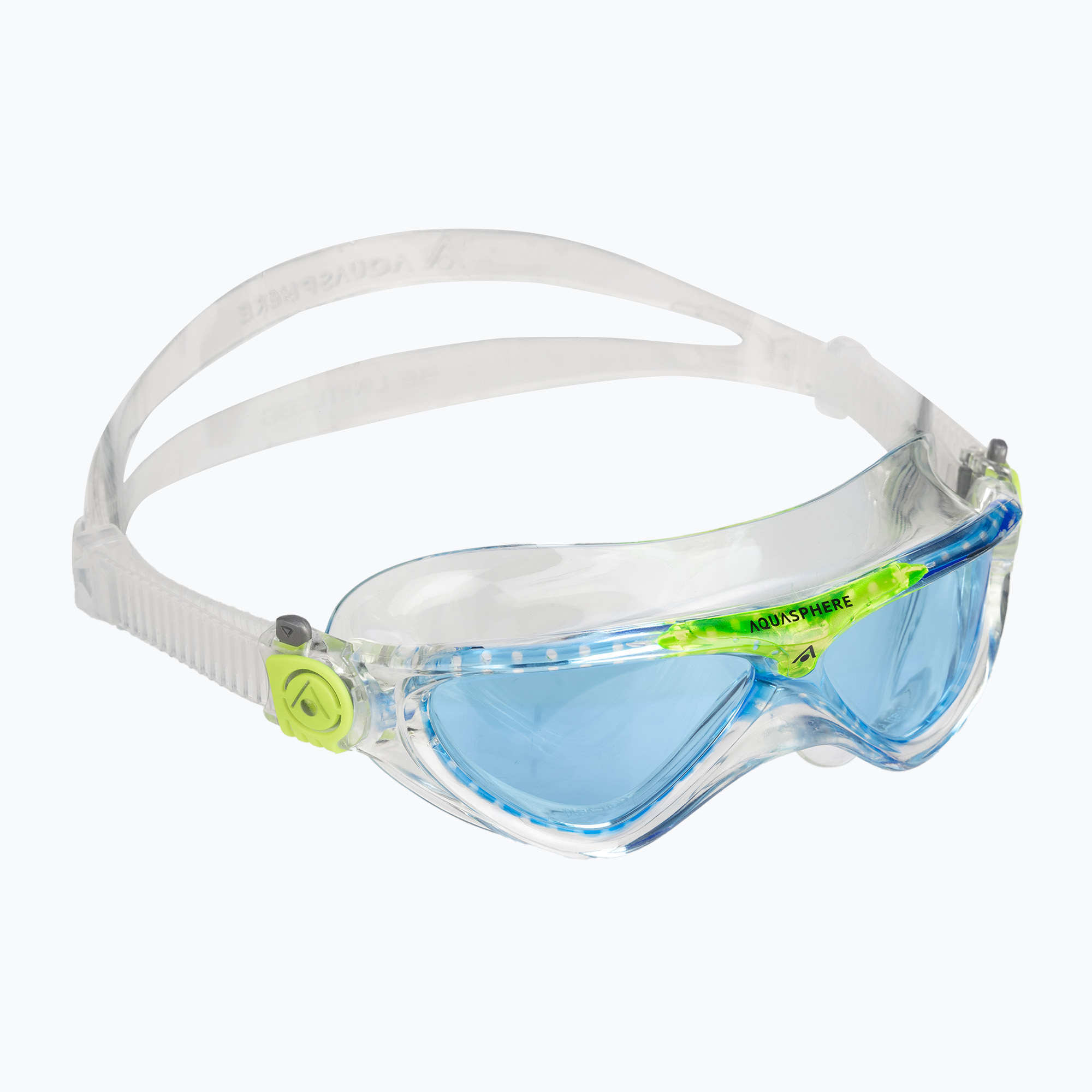 Детска маска за плуване Aquasphere Vista прозрачна/яркозелена/синя MS5630031LB