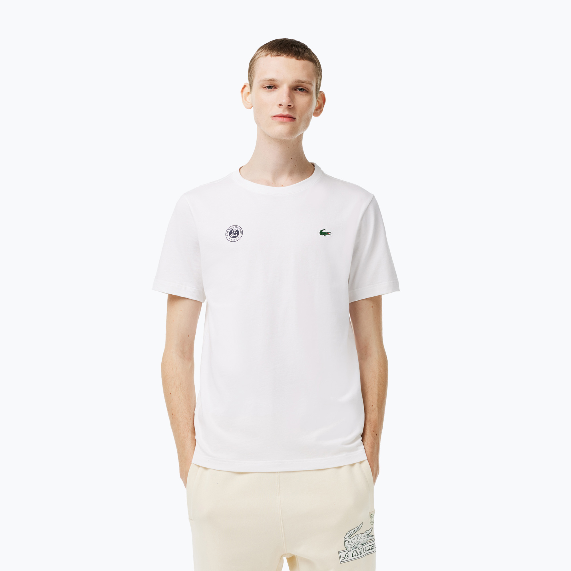 Мъжка тениска Lacoste бяла TH2116