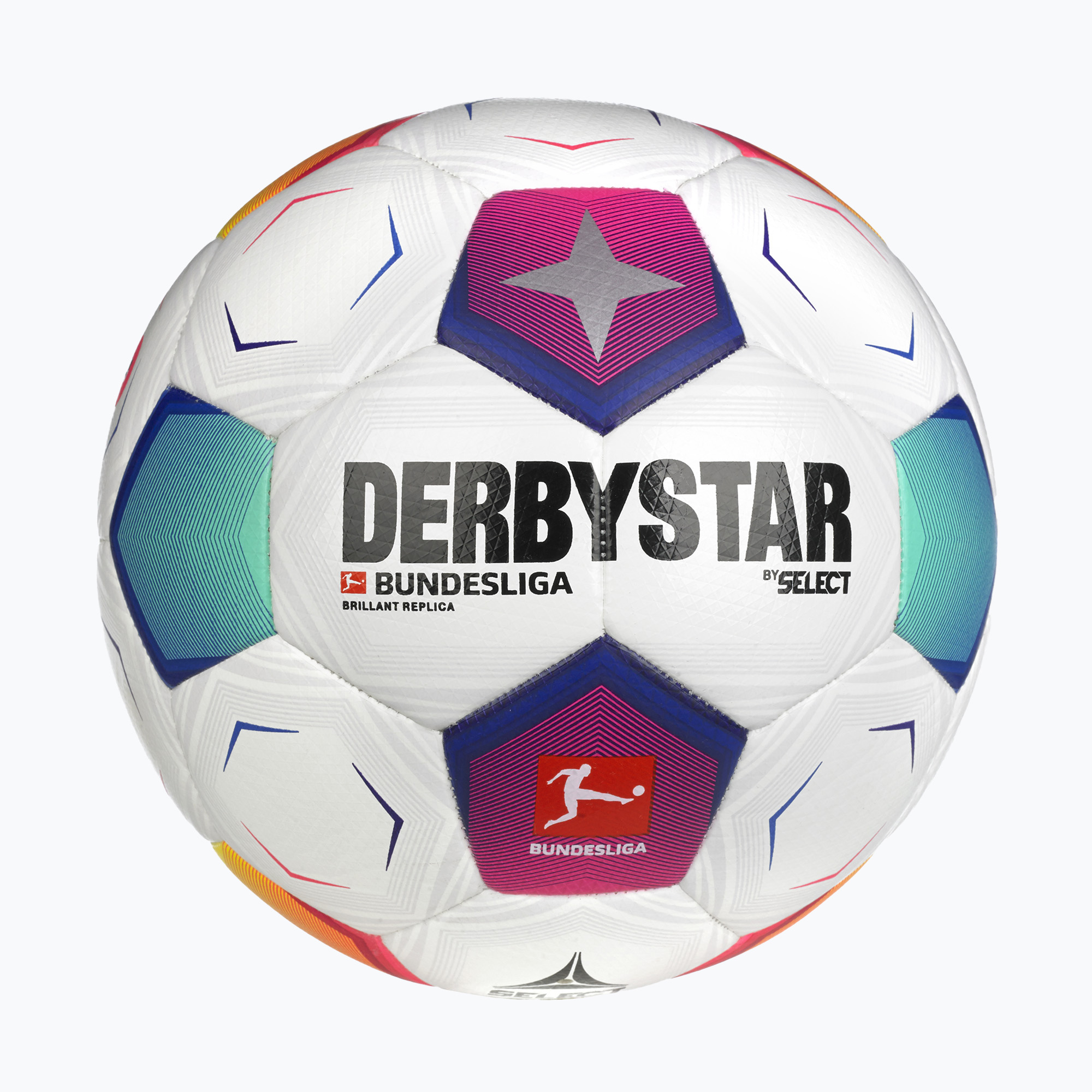 DERBYSTAR Bundesliga Brillant Реплика на футболна топка v23 многоцветен размер 4