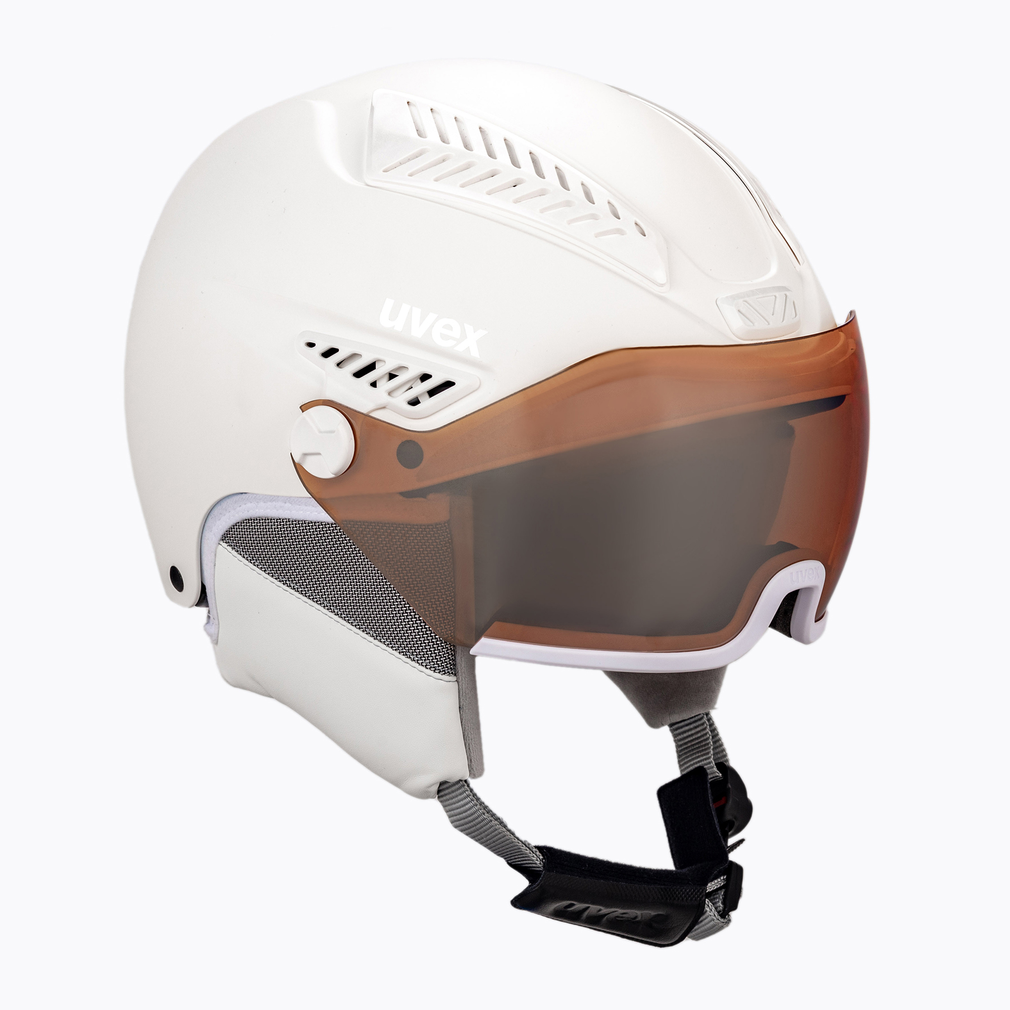 Дамска ски каска UVEX Hlmt 600 visor white 56/6/236/50