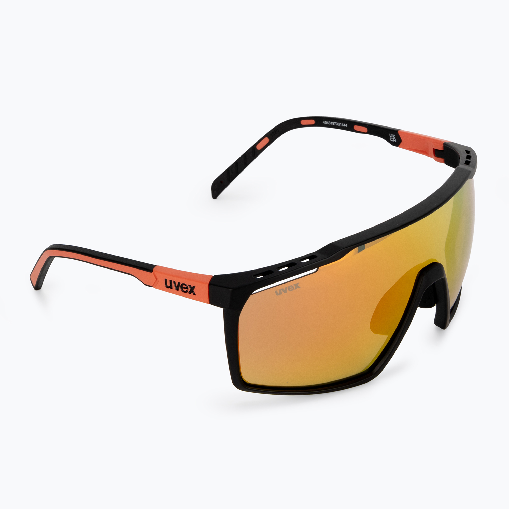 Слънчеви очила UVEX Mtn Perform black red mat/mirror red 53/3/039/2316