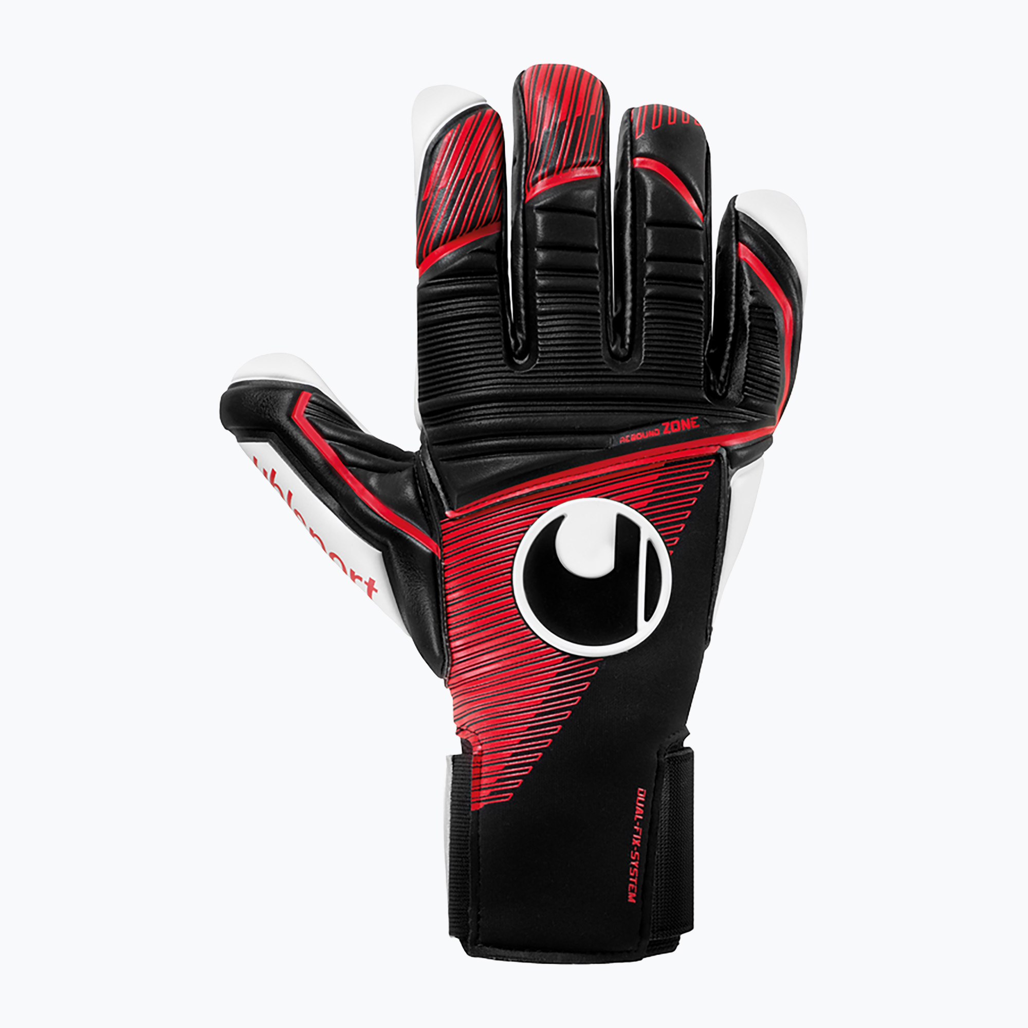Uhlsport Powerline Absolutgrip Hn вратарски ръкавици черни/червени/бели