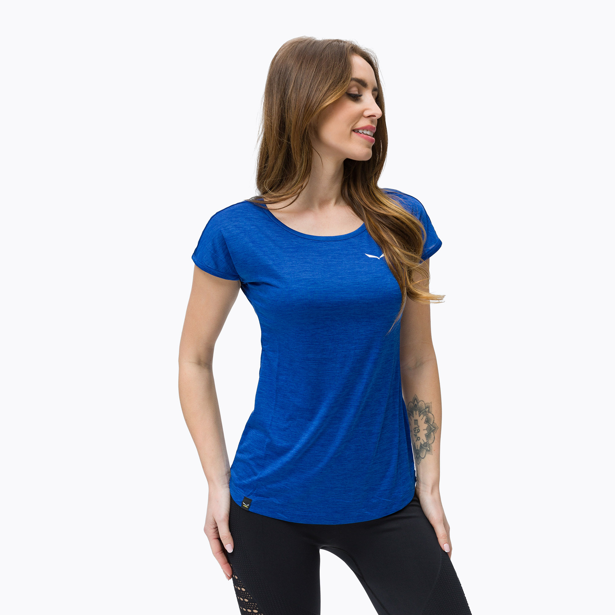 Salewa дамска риза за трекинг Puez Melange Dry blue 00-0000026538