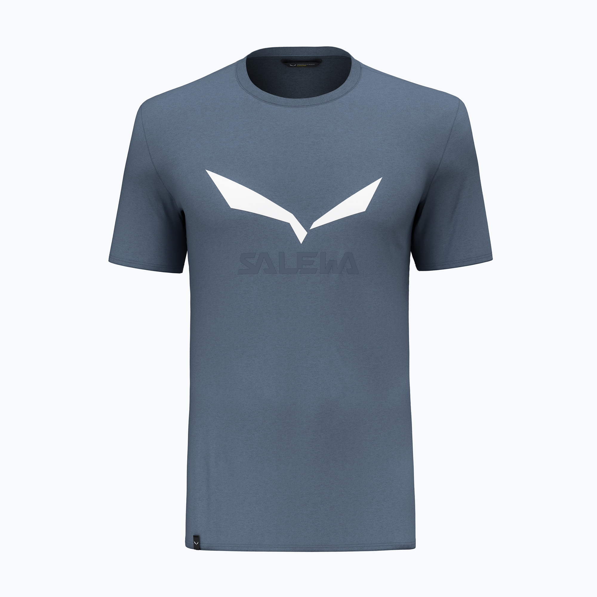 Мъжка тениска за трекинг Salewa Solidlogo Dry java blue