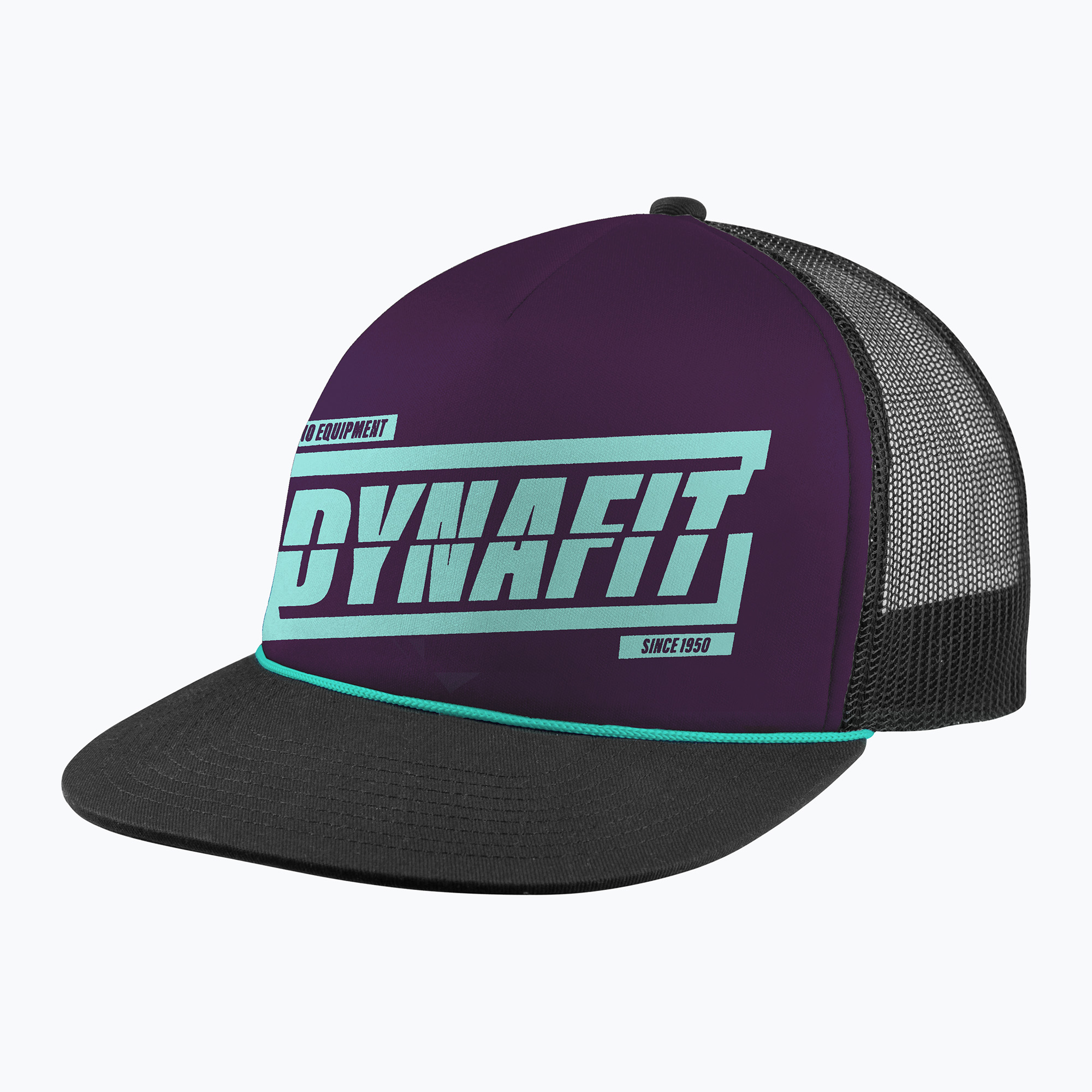 DYNAFIT Графична бейзболна шапка Trucker кралско лилаво