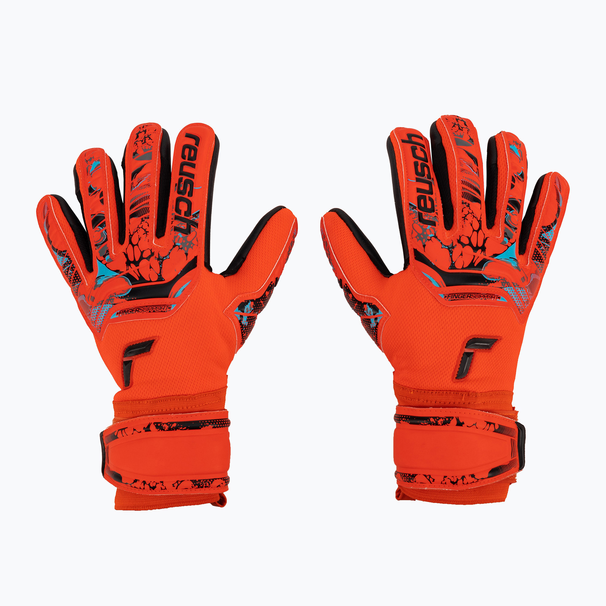 Reusch Attrakt Grip Evolution Finger Support Вратарски ръкавици червени 5370820-3333