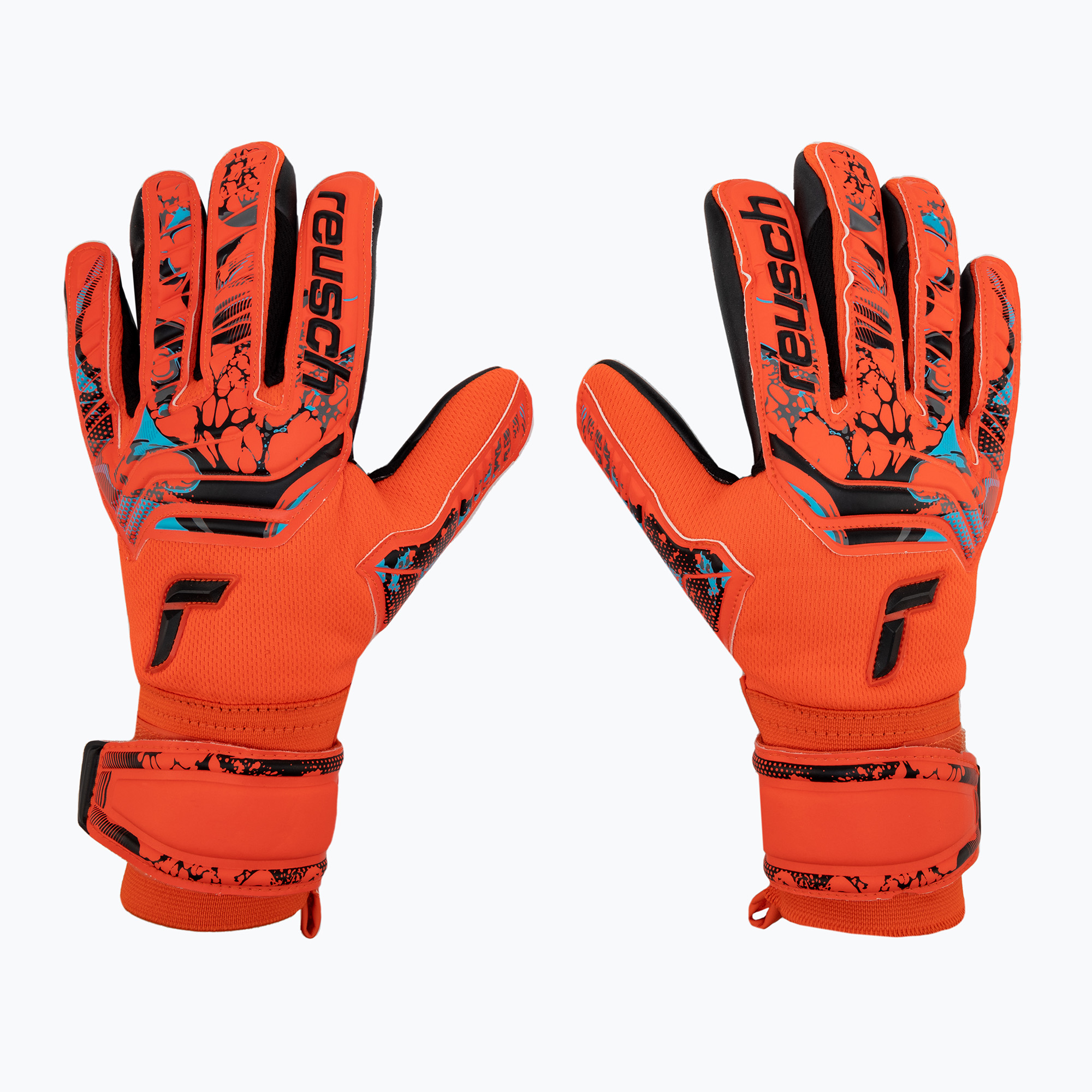 Reusch Attrakt Grip Evolution вратарски ръкавици червени 5370825-3333