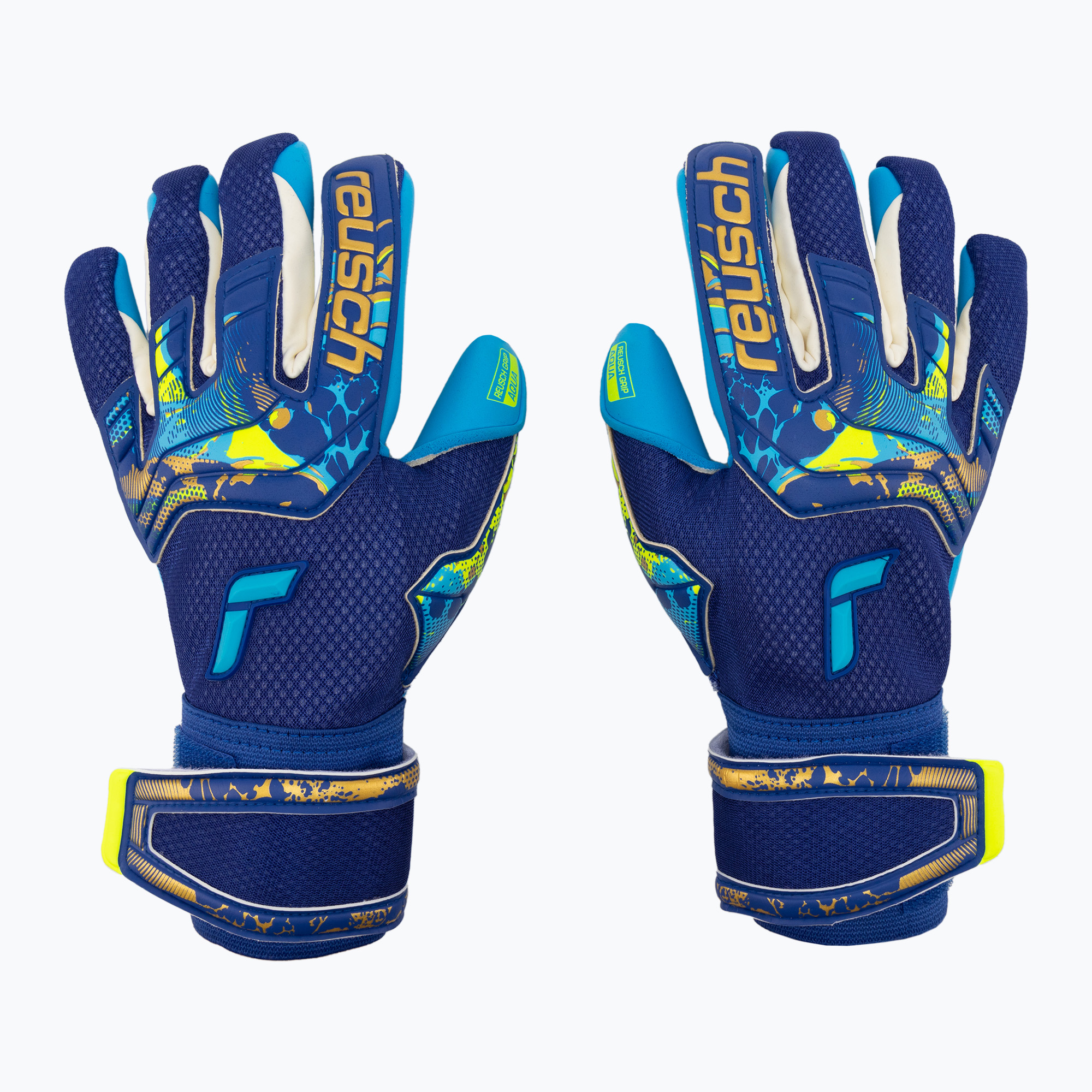 Reusch вратарски ръкавици Attrakt Aqua blue 5370439-4433