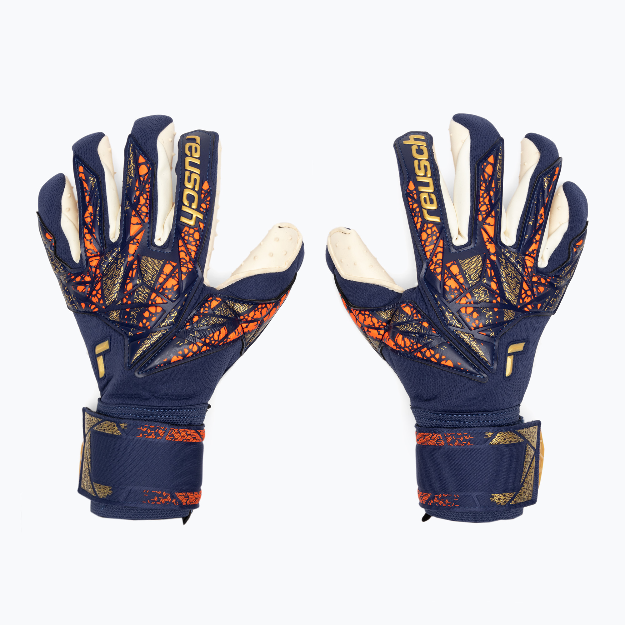Вратарски ръкавици Reusch Attrakt SpeedBump premium blue/gold