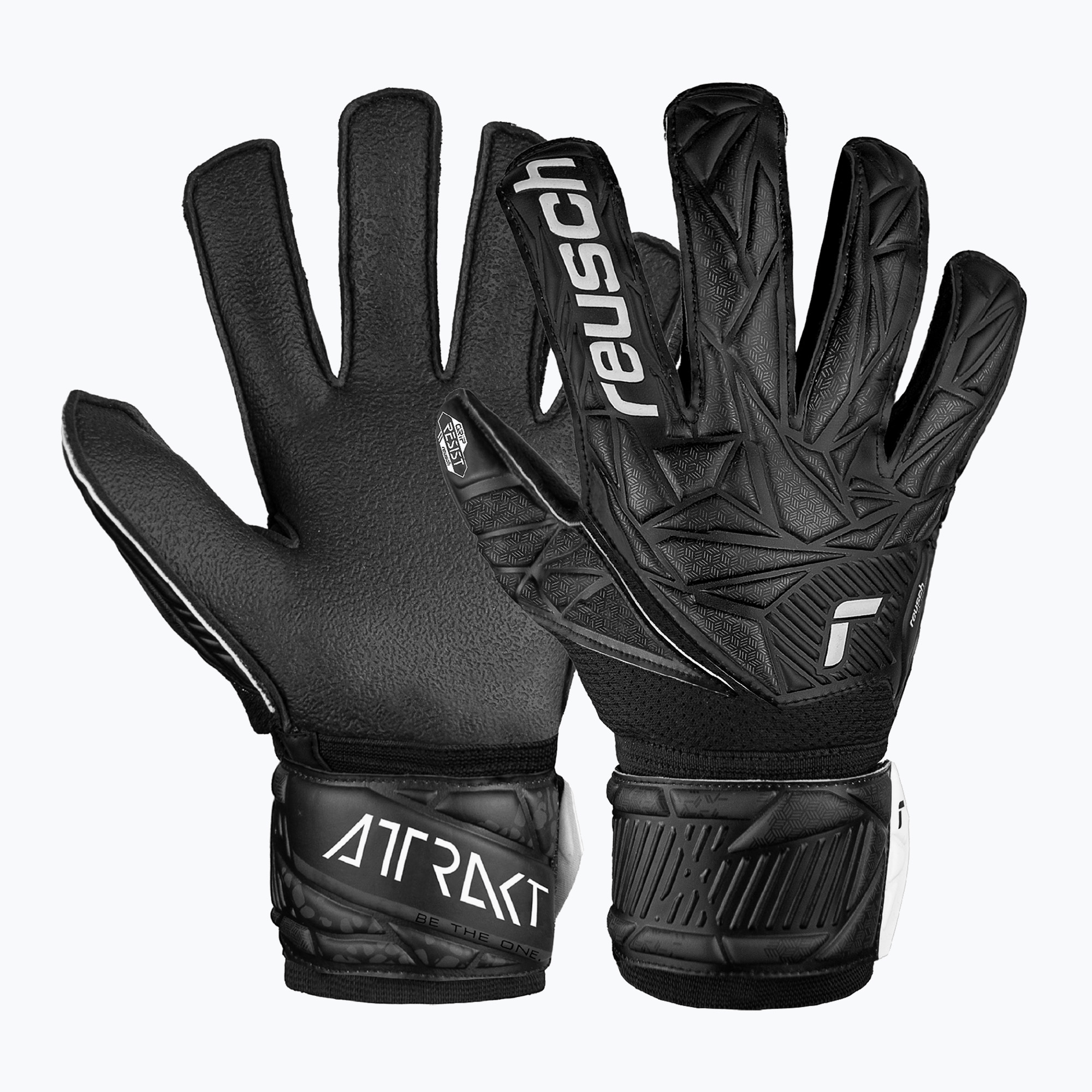 Reusch Attrakt Resist вратарски ръкавици черни