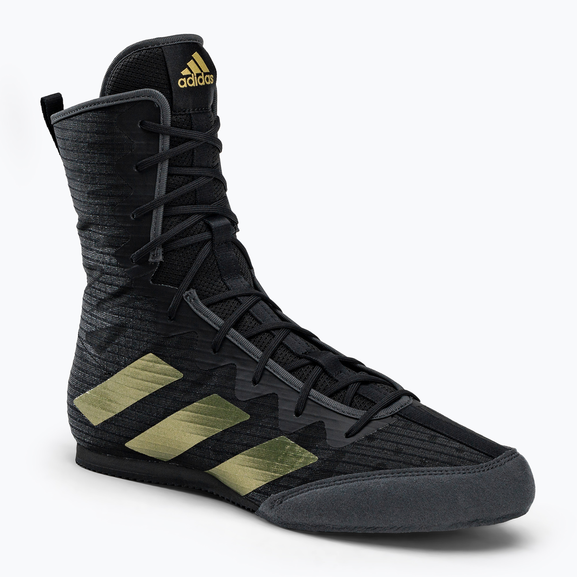 Боксови обувки adidas Box Hog 4 черен-златист GZ6116