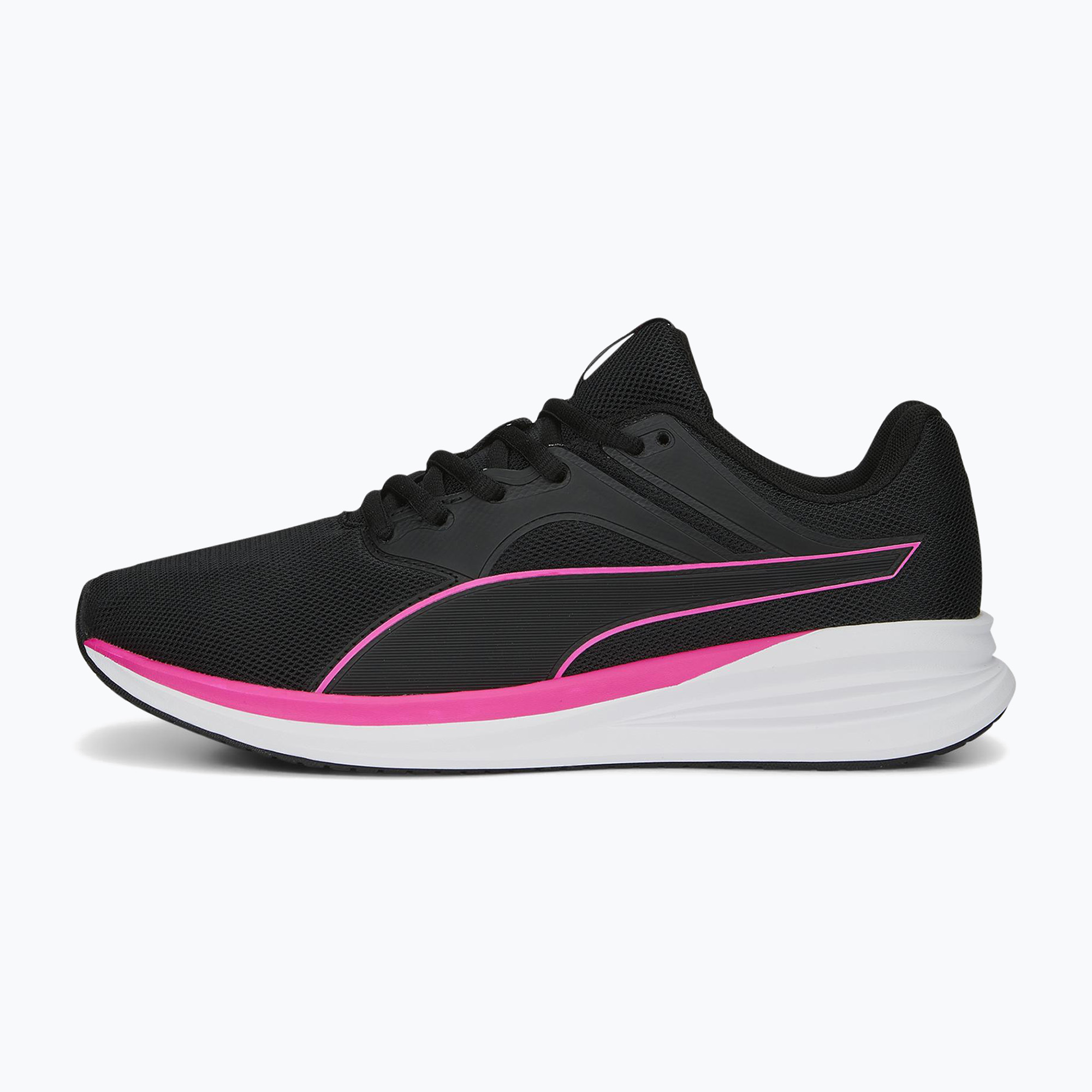 PUMA Транспортни обувки за бягане черно-розови 377028