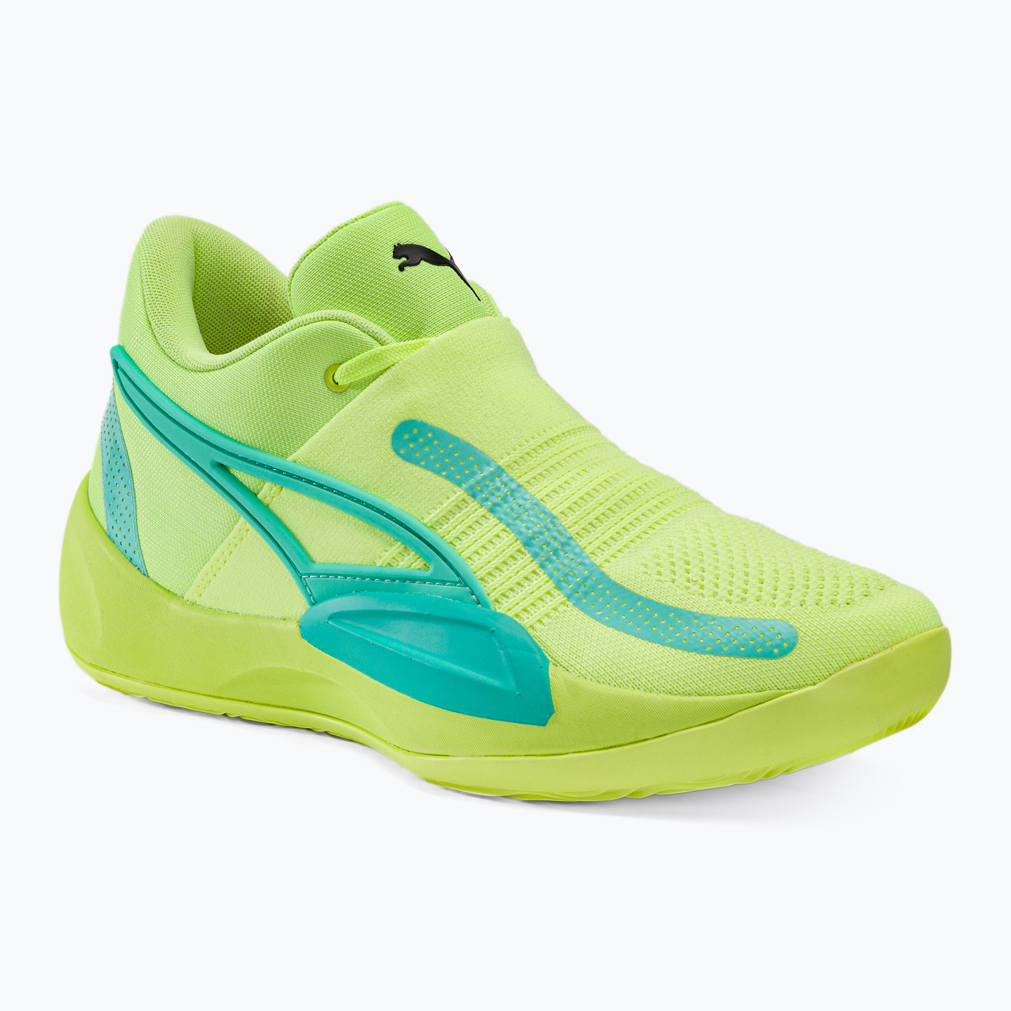 Мъжки баскетболни обувки PUMA Rise Nitro fast yellow/electric peppermint