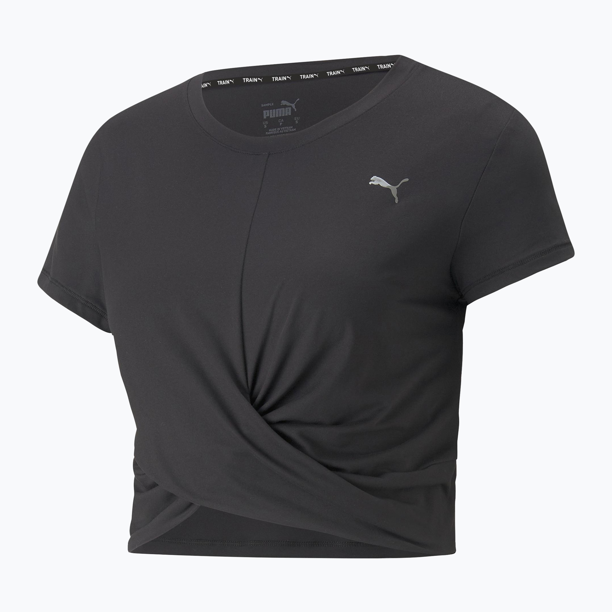 Дамска тениска за йога PUMA Studio Yogini Lite Twist black 523164