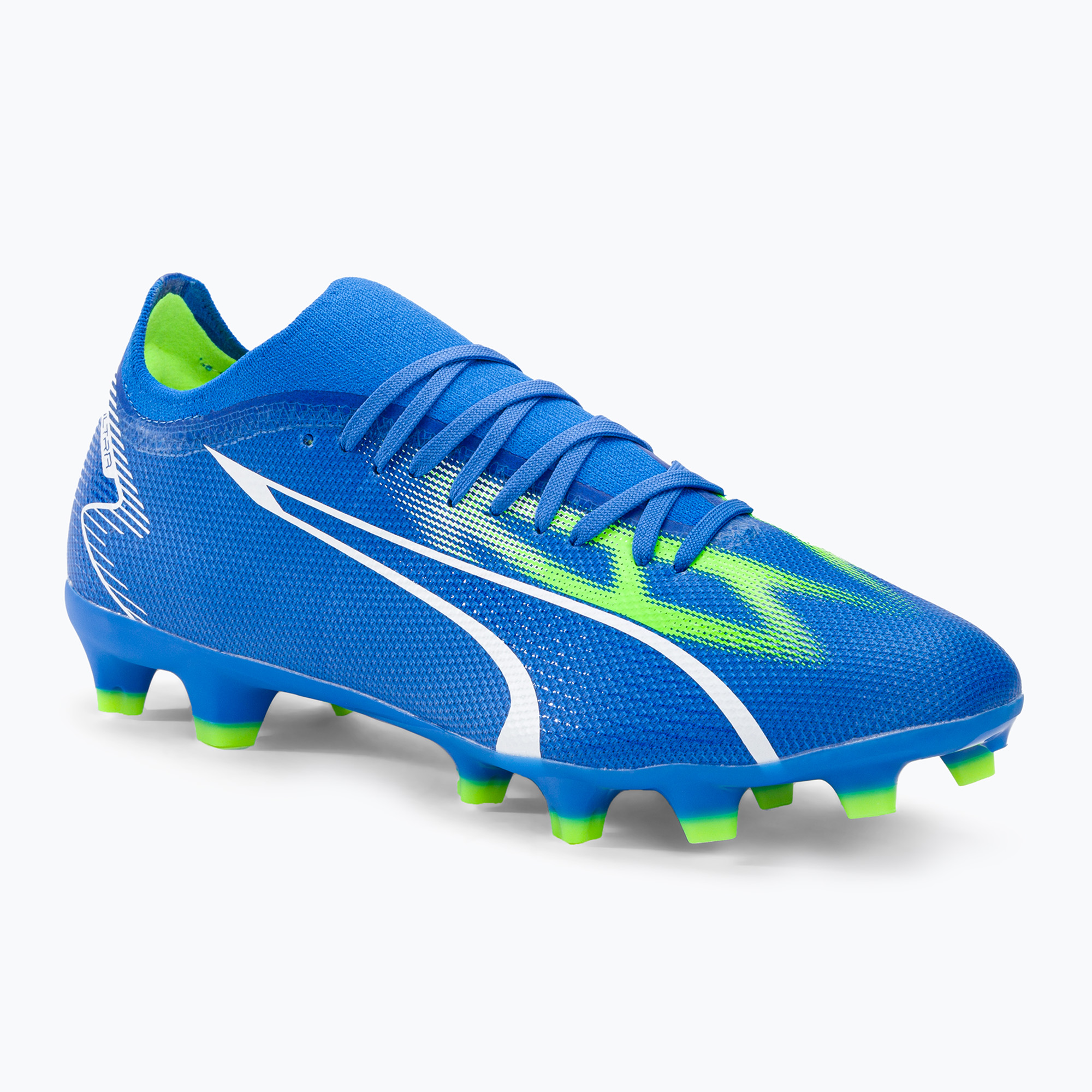 PUMA Ultra Match FG/AG мъжки футболни обувки ultra blue/puma white/pro green