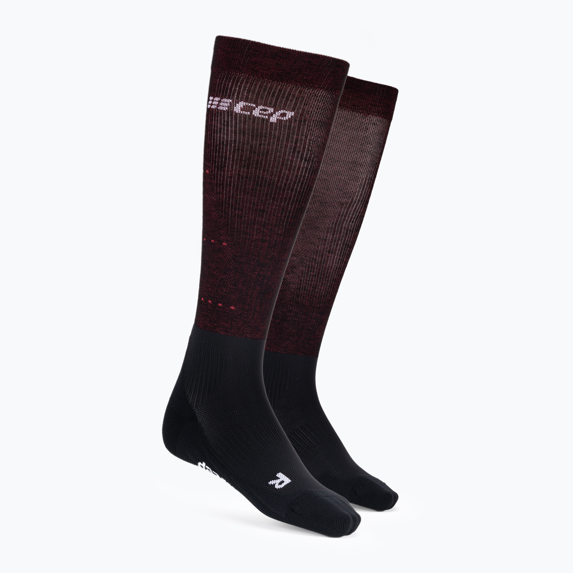 CEP Infrared Recovery дамски чорапи за компресия черни/червени
