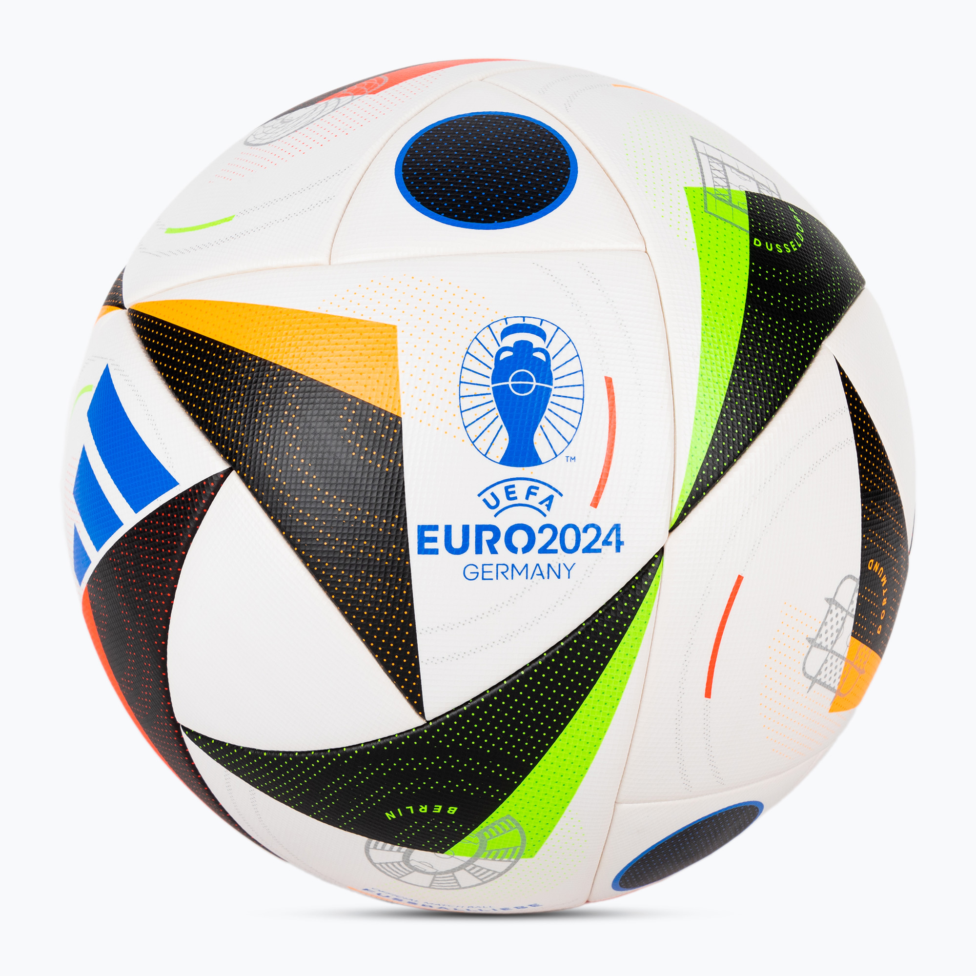 adidas Fussballliebe Competition Euro 2024 white/black/glow blue size 5 football