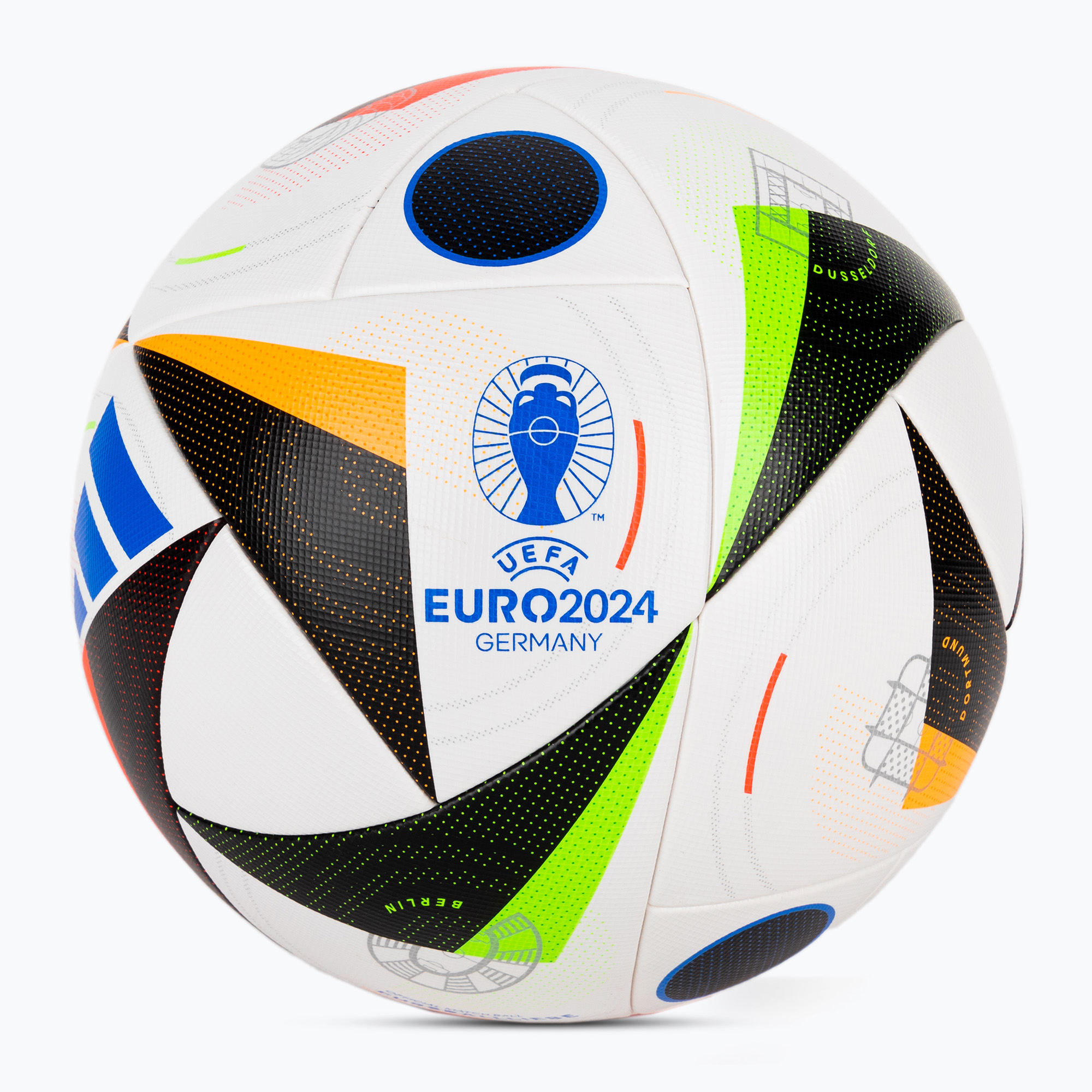adidas Fussballliebe Competition Euro 2024 white/black/glow blue size 4 football