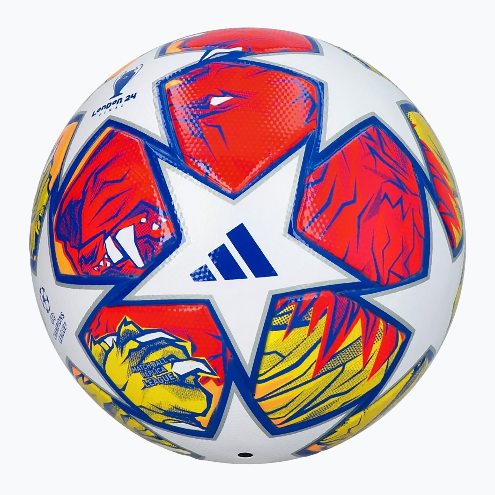 adidas UCL League 23/24 футболна топка бяло/синьо/оранжево размер 4