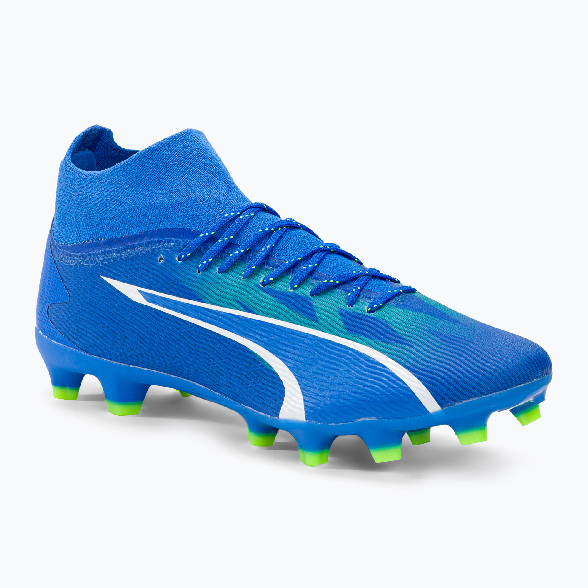 PUMA Ultra Pro FG/AG мъжки футболни обувки ultra blue/puma white/pro green