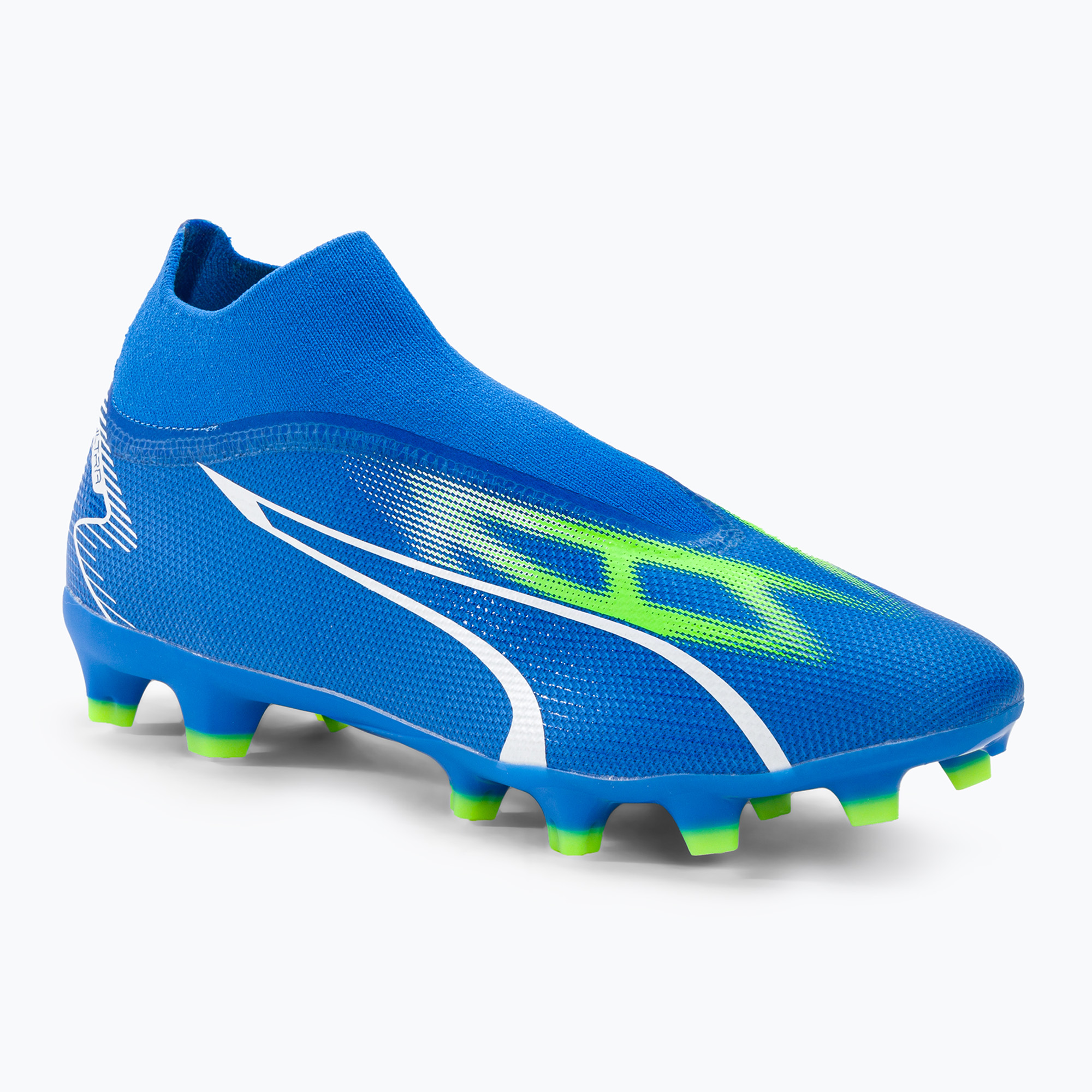 Мъжки футболни обувки PUMA Ultra Match  Ll FG/AG ultra blue/puma white/pro green