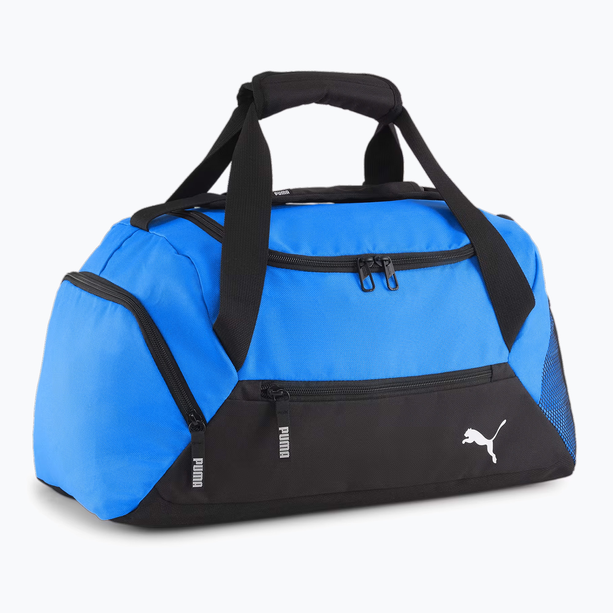 Тренировъчна чанта PUMA Teamgoal 55 l electric blue lemonade/puma black