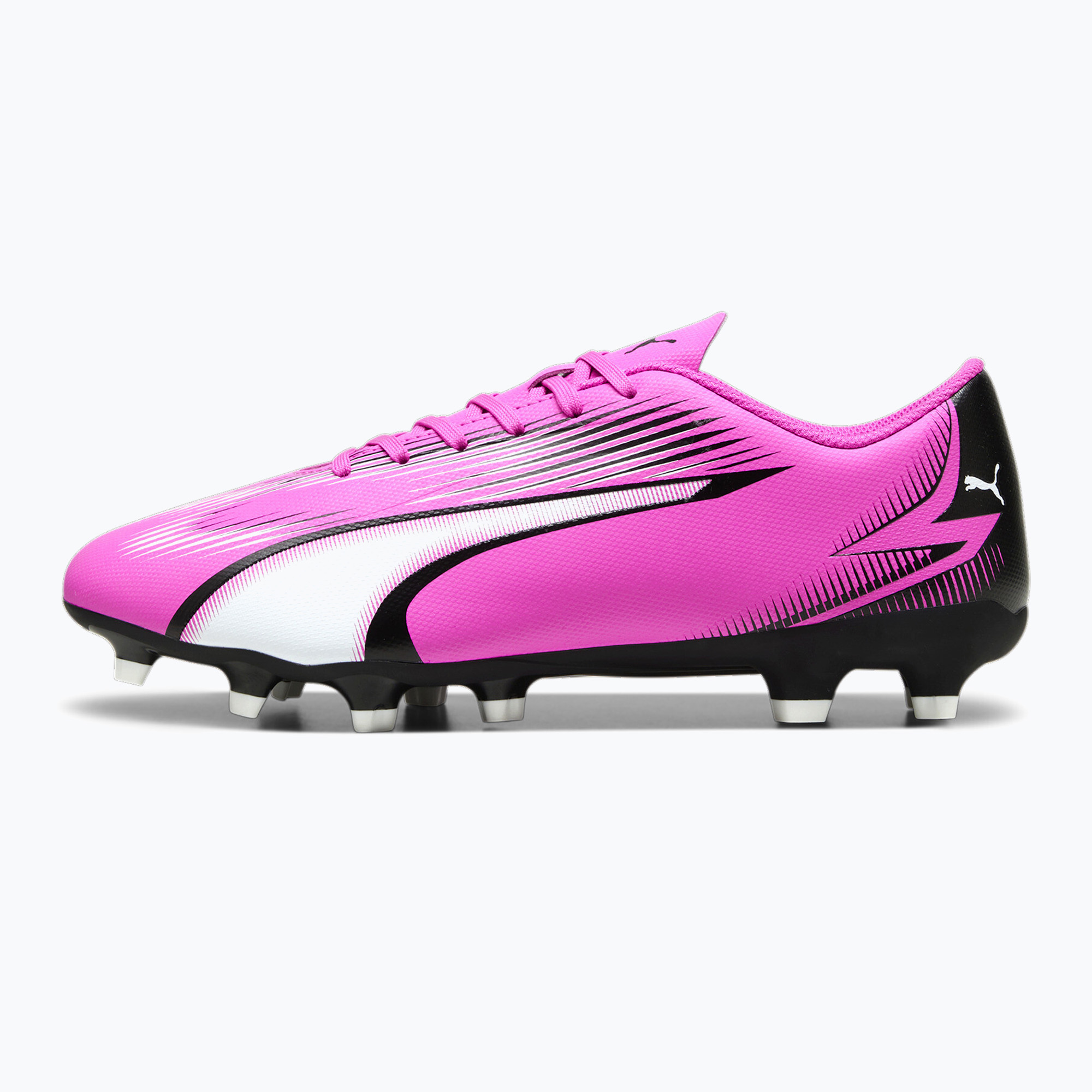 Футболни обувки PUMA Ultra Play FG/AG отровно розово/пума бяло/пума черно