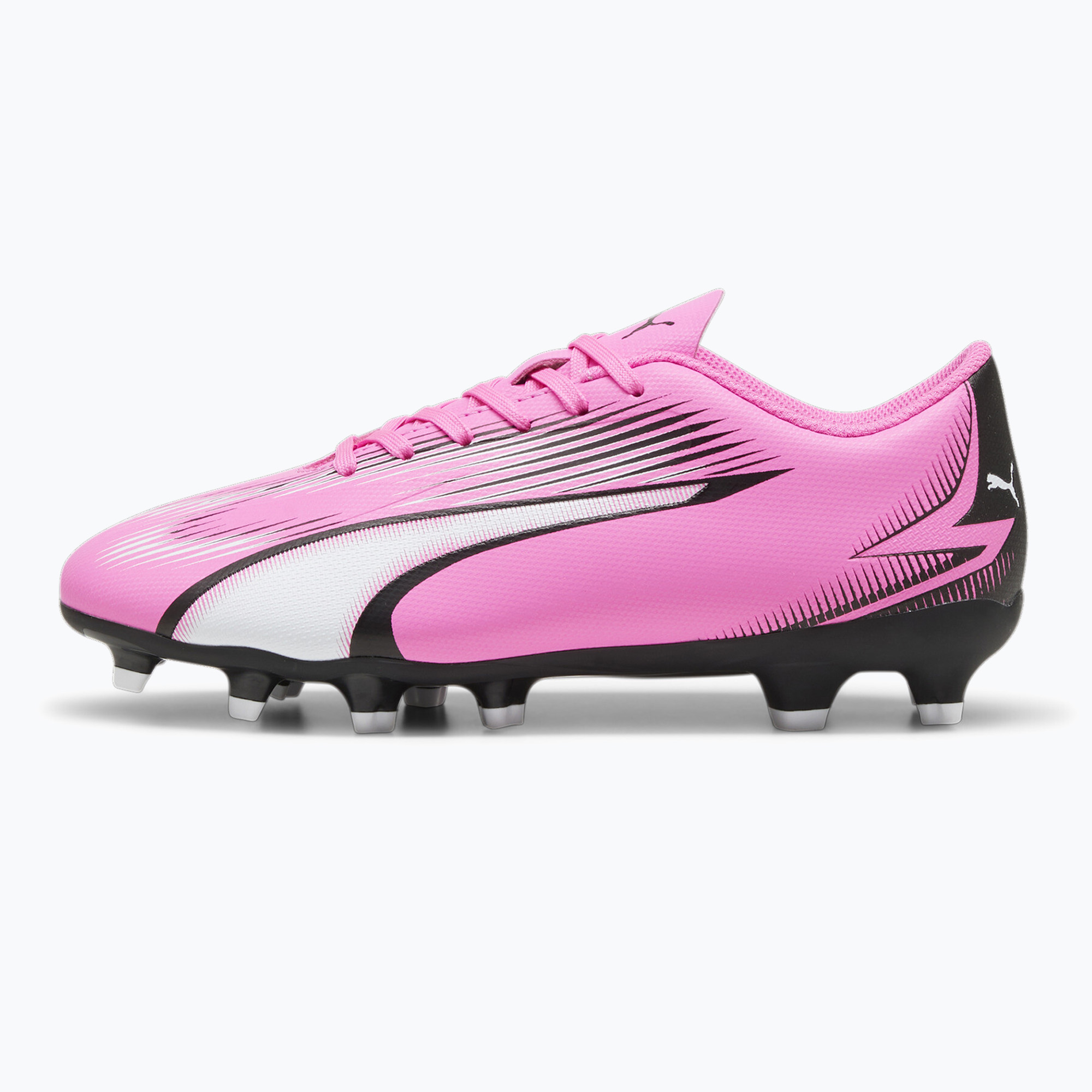Детски футболни обувки PUMA Ultra Play FG/AG Jr poison pink/puma white/puma black
