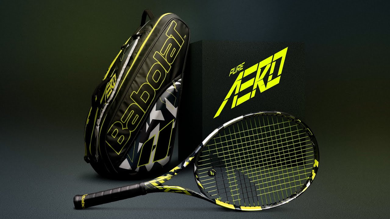 Детска тенис ракета Babolat Pure Aero Junior 25 сиво-жълта 140468