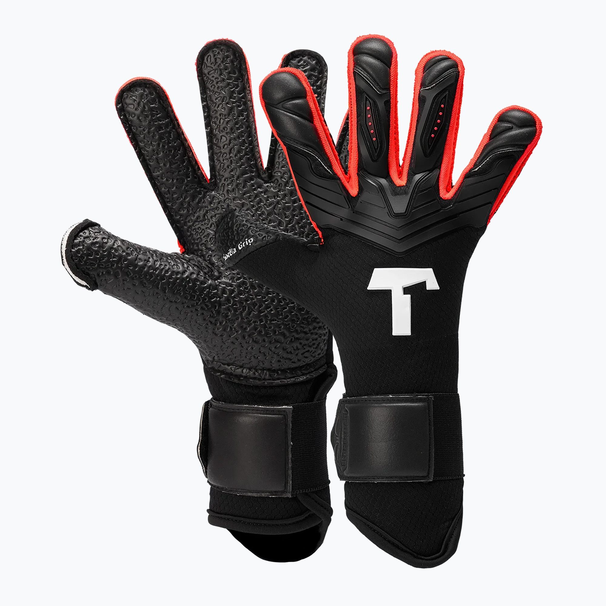 T1TAN Alien Black Energy Junior 2.0 детски вратарски ръкавици черни