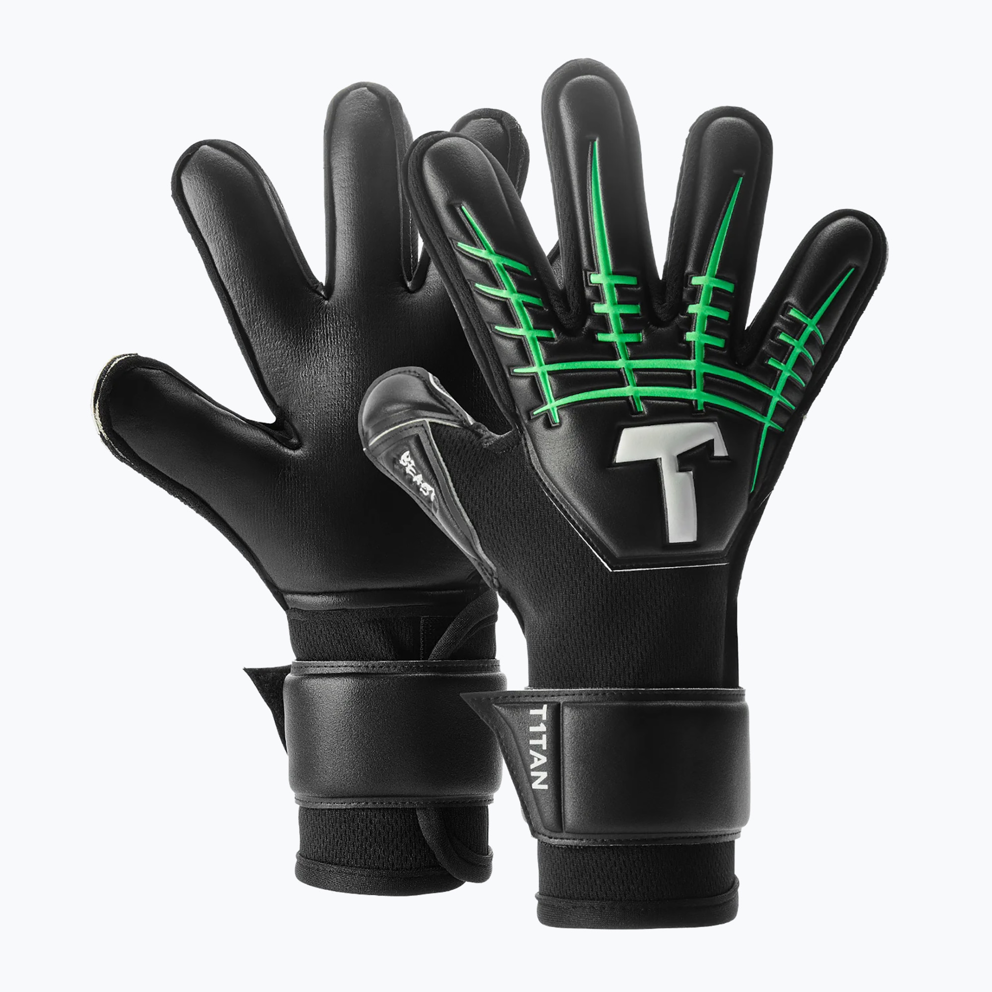 T1TAN Fluo Beast 3.0 Junior FP черни детски вратарски ръкавици