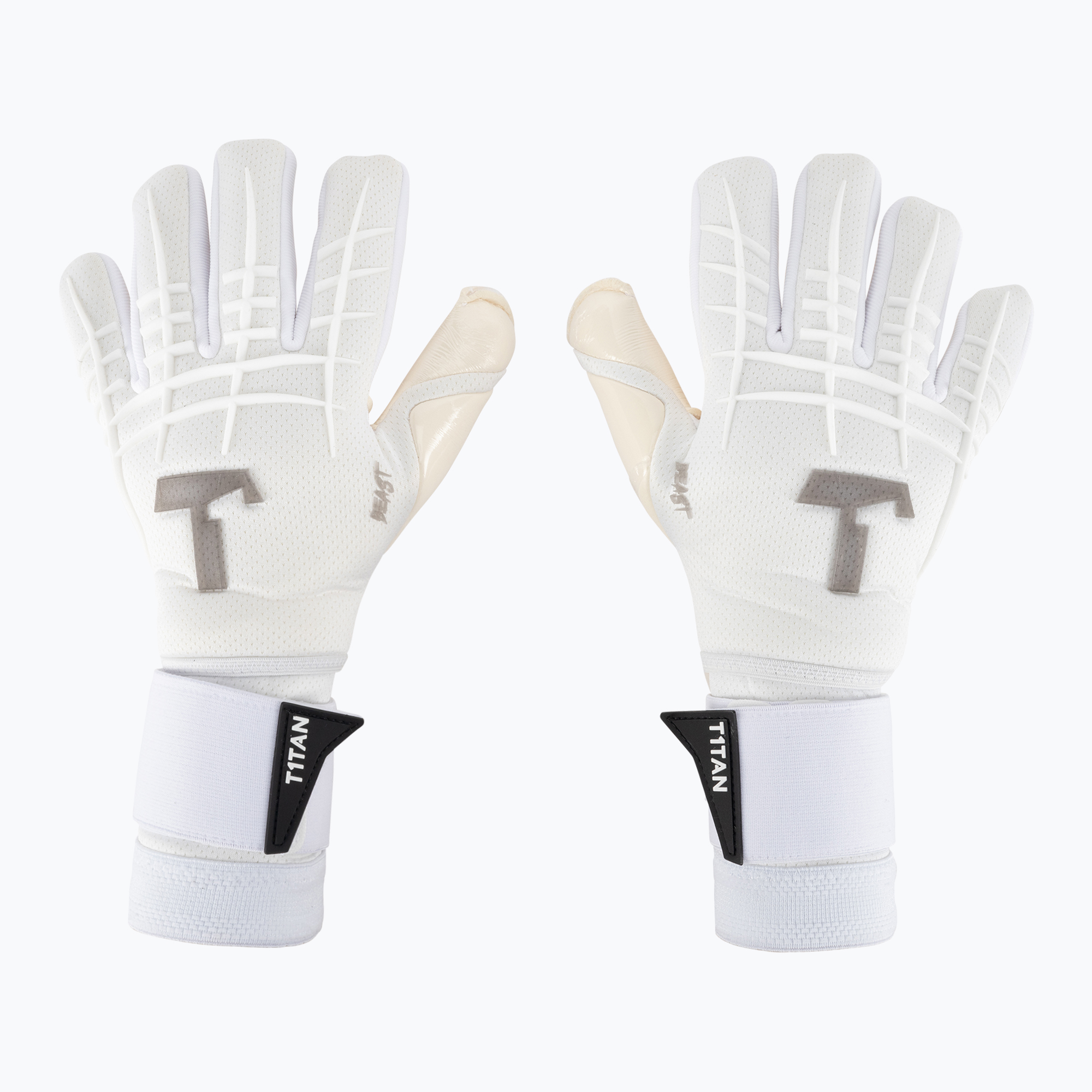 T1TAN Beast 3.0 FP бели вратарски ръкавици