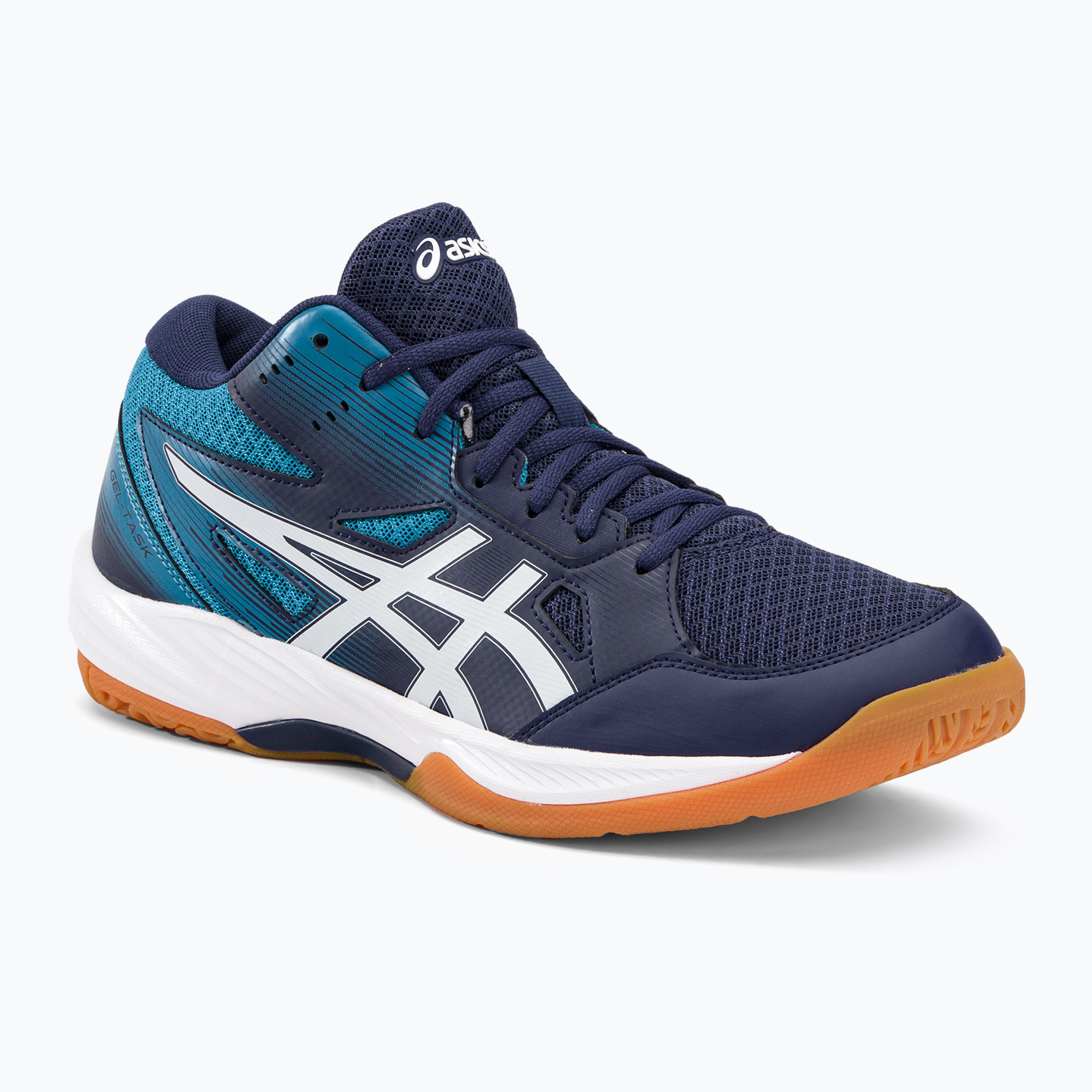 Мъжки волейболни обувки ASICS Gel-Task MT 3 синьо и тъмно 1071A078-401