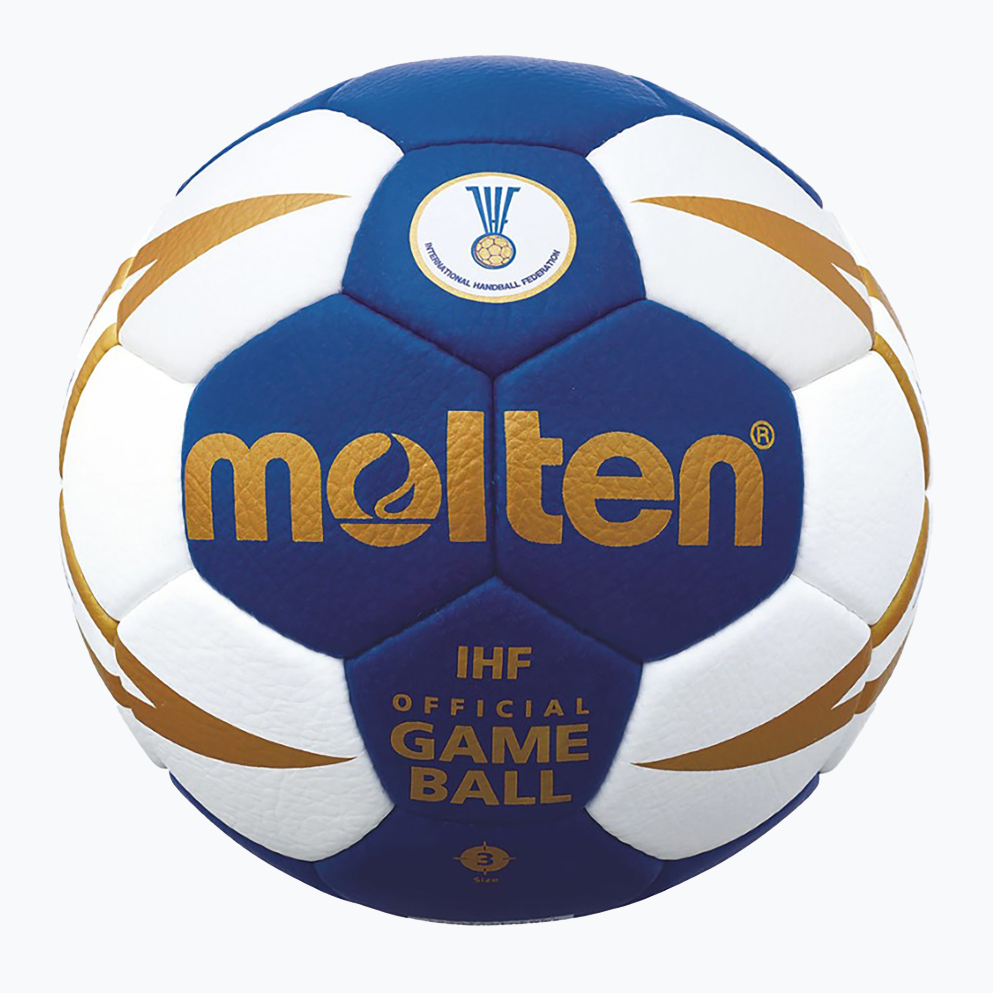 Molten handball H3X5001-BW IHF синьо/бяло размер 3