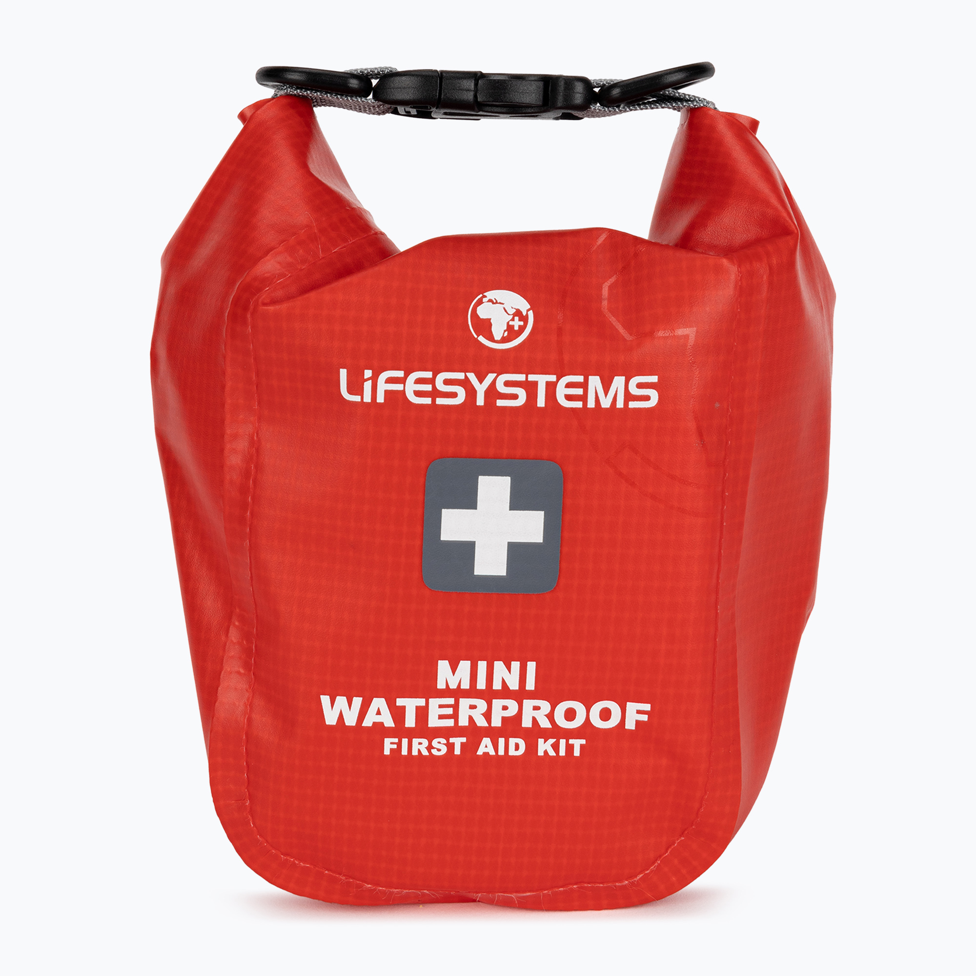 Lifesystems Мини водоустойчив комплект за първа помощ при пътуване червен