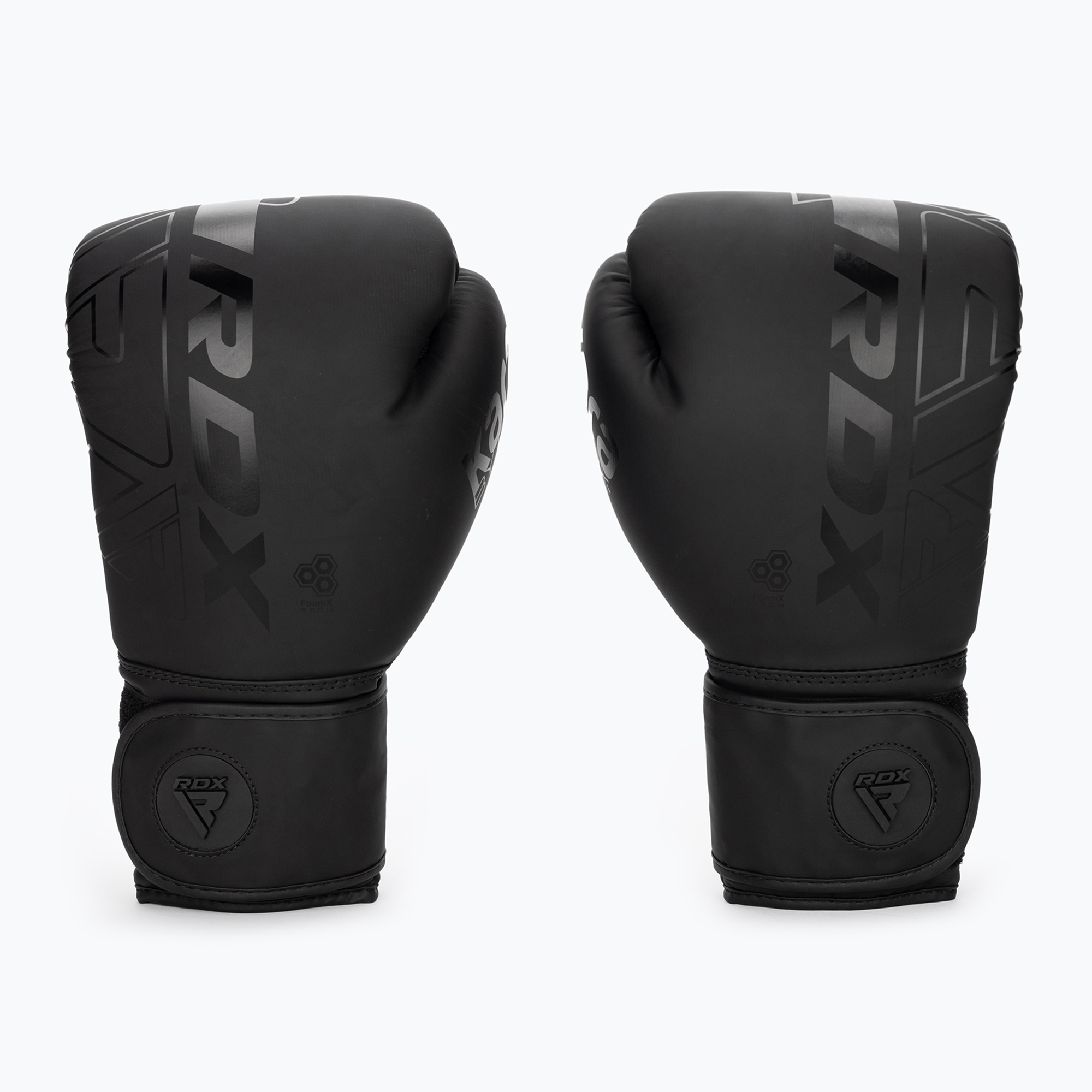RDX F6 матово черни боксови ръкавици