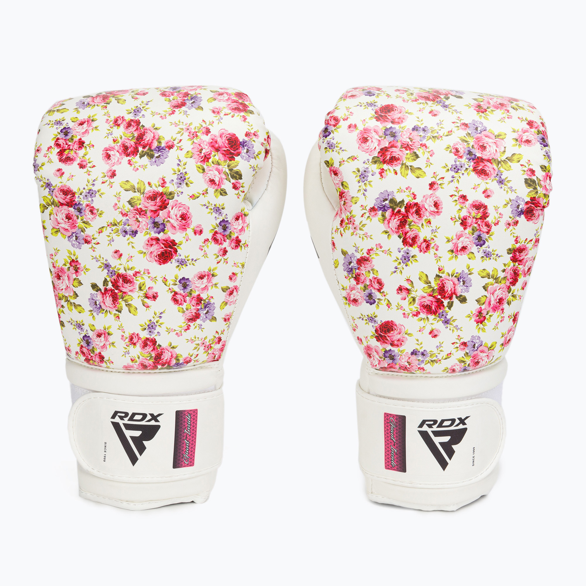 RDX FL-6 бели и розови боксови ръкавици BGR-FL6W