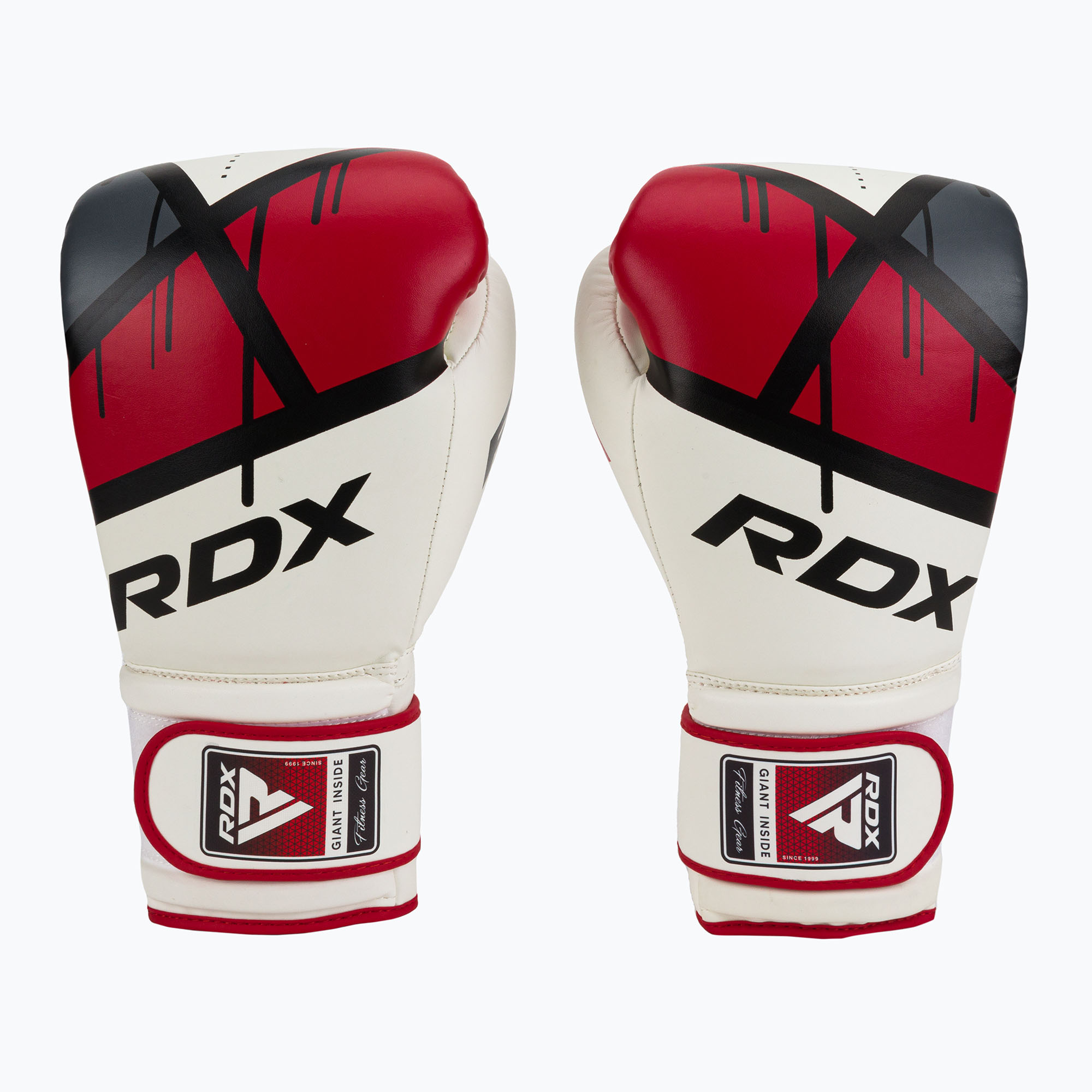 RDX боксови ръкавици червено и бяло BGR-F7R